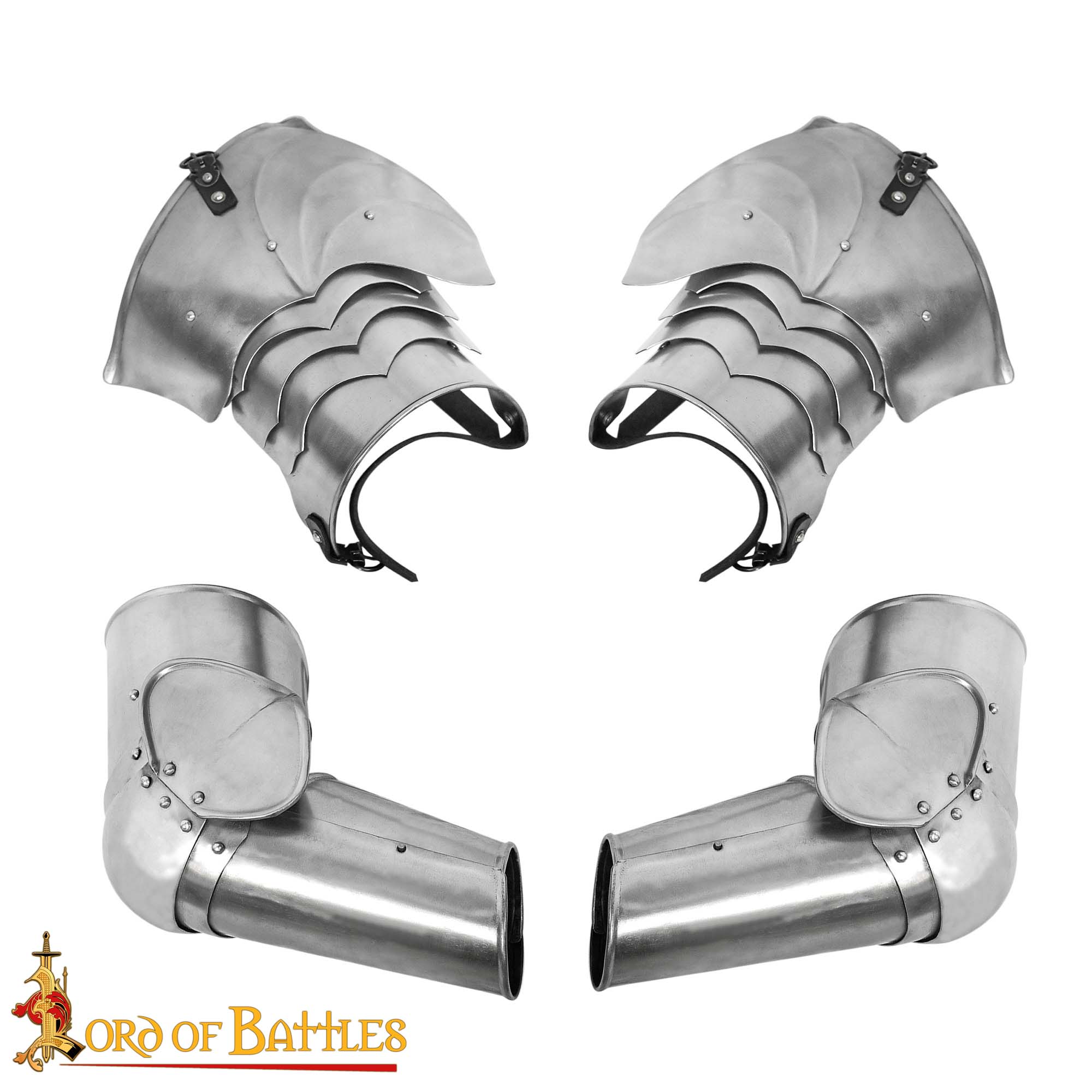 Set de Armadura Medieval de Acero con Pauldrón Armadura de Caballero de Batalla - Imagen 4