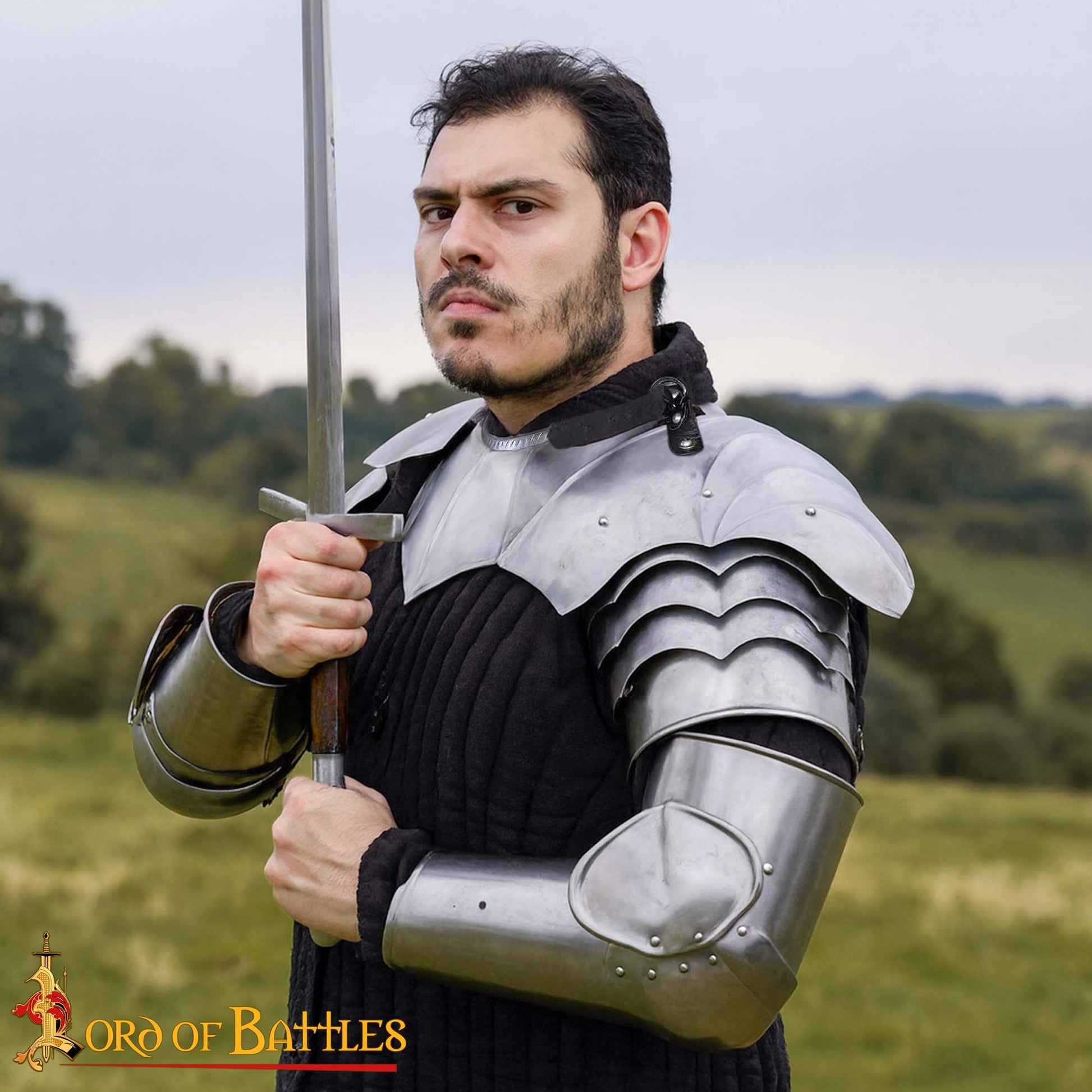 Set de Armadura Medieval de Acero con Pauldrón Armadura de Caballero de Batalla - Imagen 5