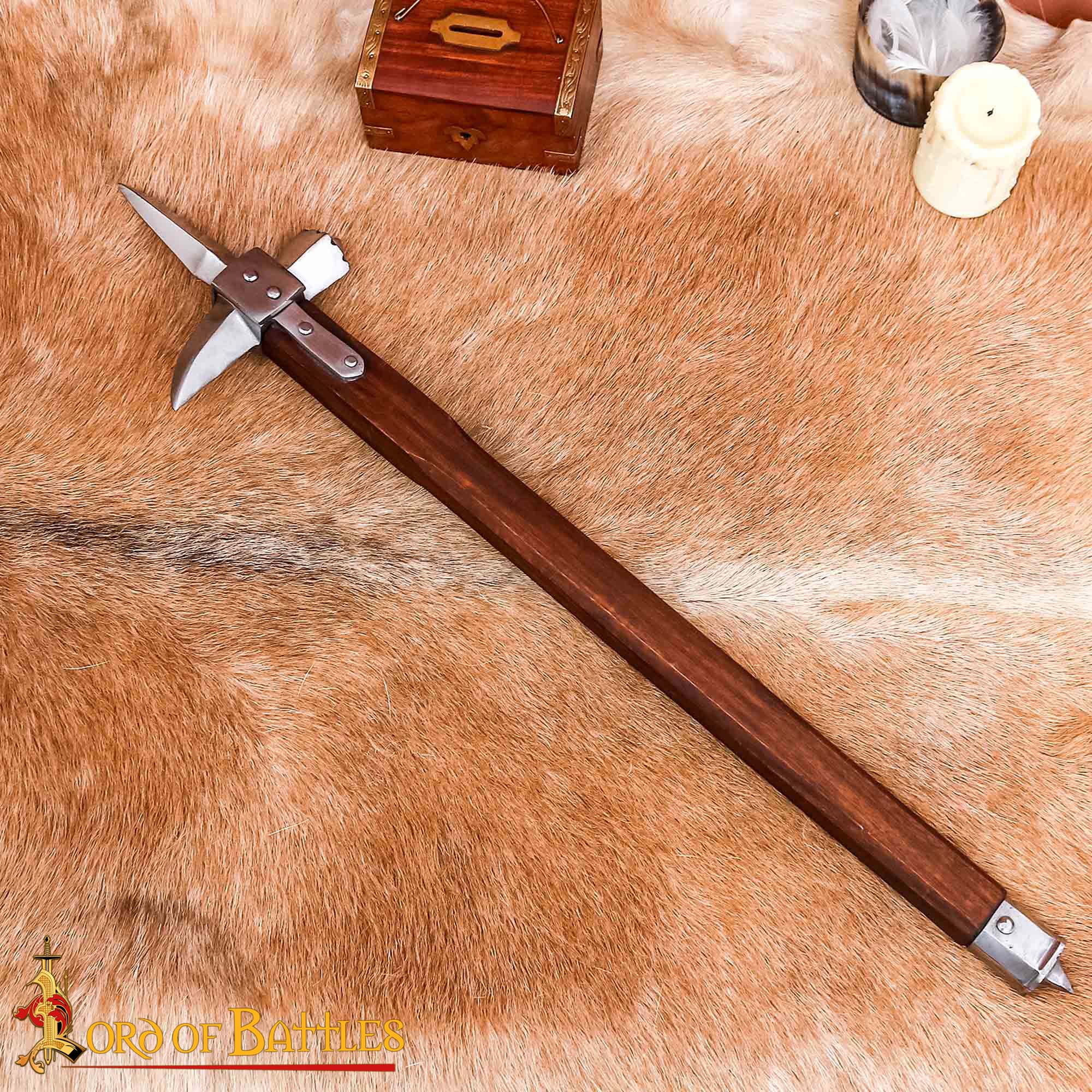 Martillo de Guerra Histórico del Siglo Xv - Imagen 1