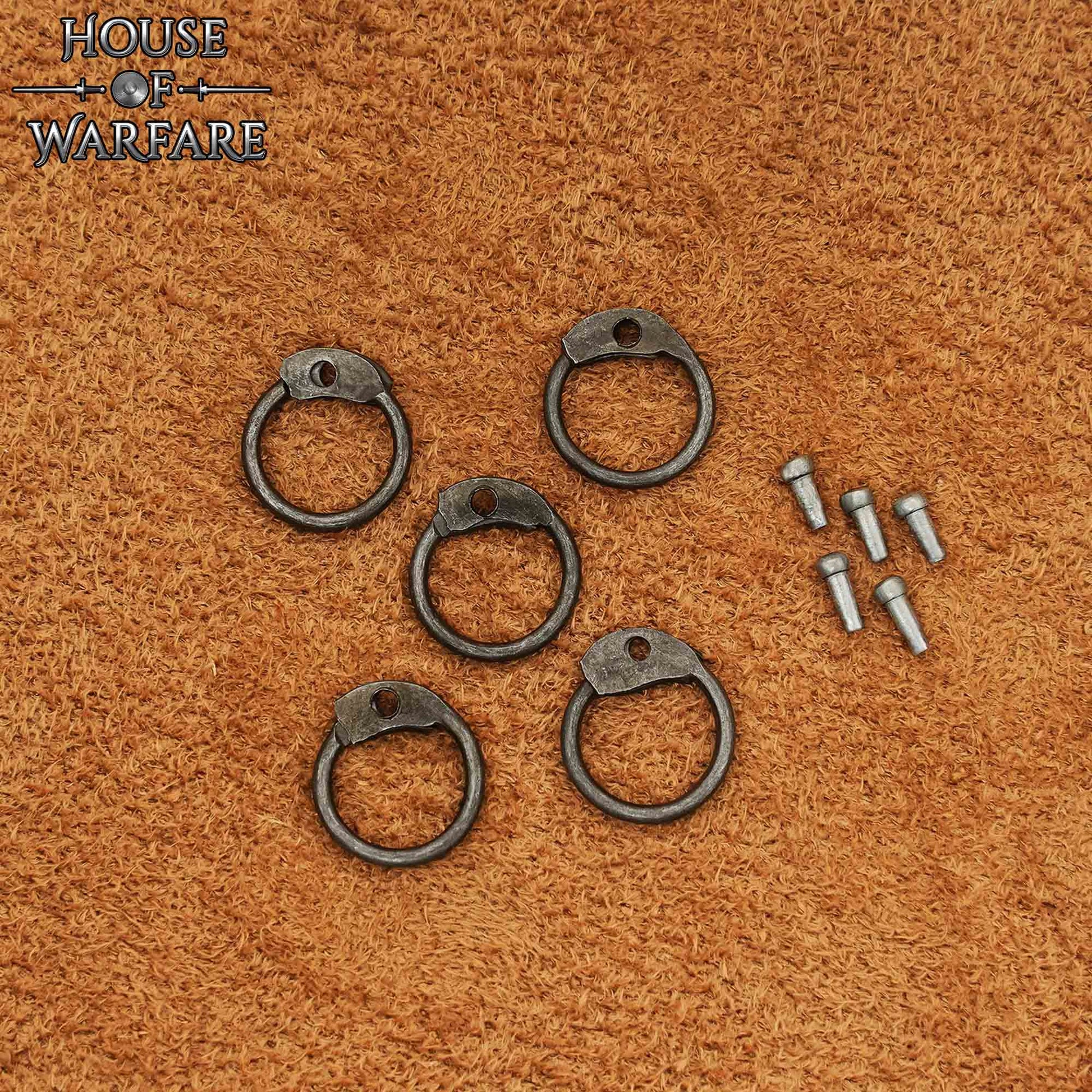 Kit de Correo de Anillas Sueltas - Anillas Redondas Remachadas de Acero Dulce, 8 Mm de Diámetro Interior, Calibre 18 - Imagen 10