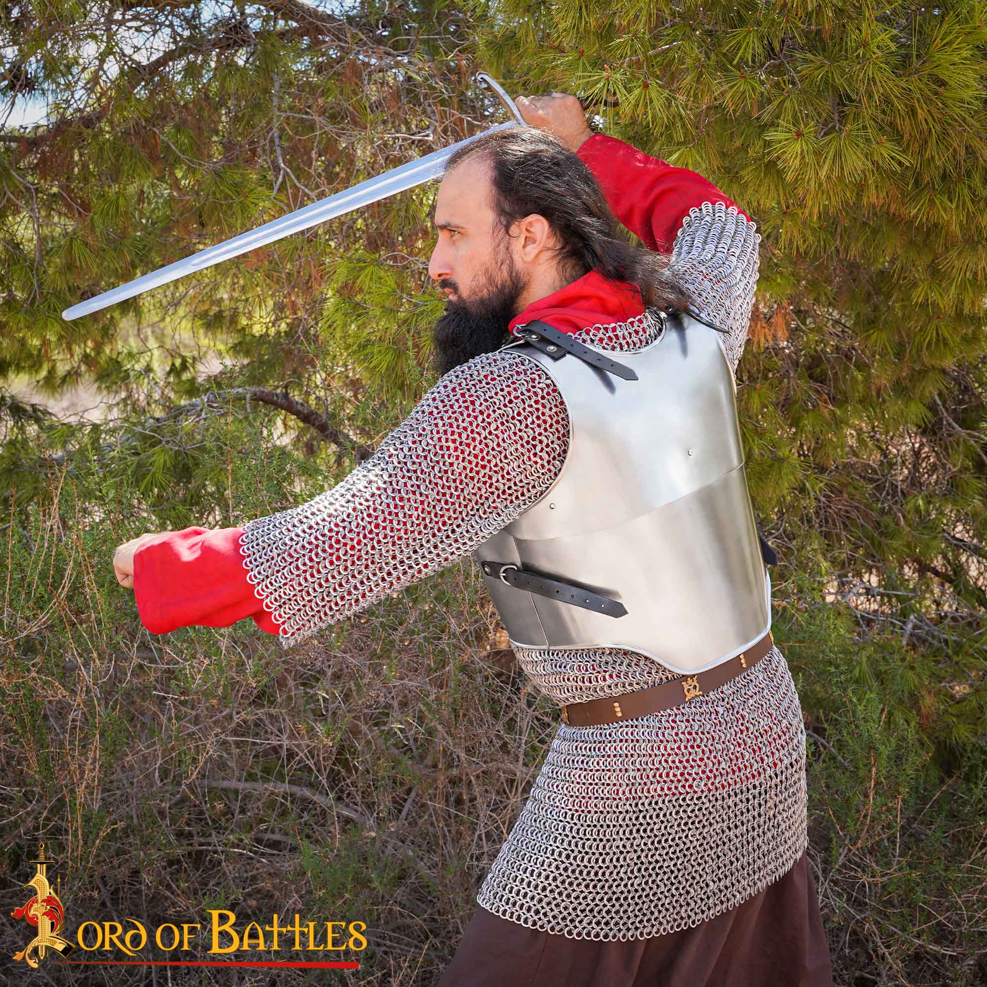 Coraza Corta Medieval de Acero - Imagen 5