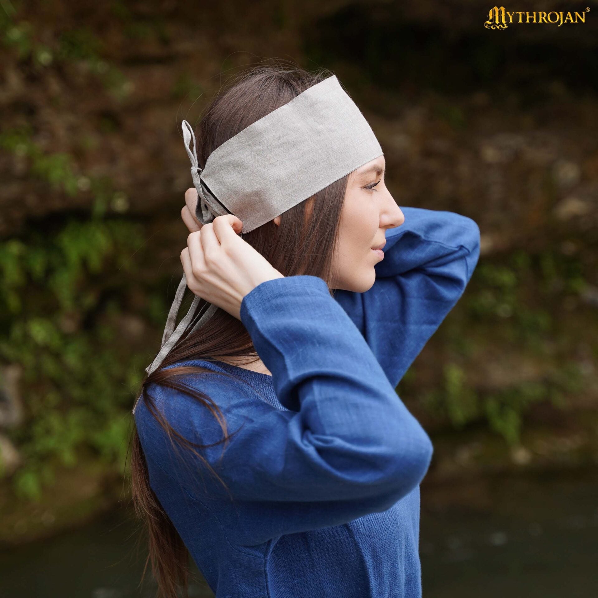 Cinta Medieval de Lino - Cinta de Lino 100% Natural - Imagen 5