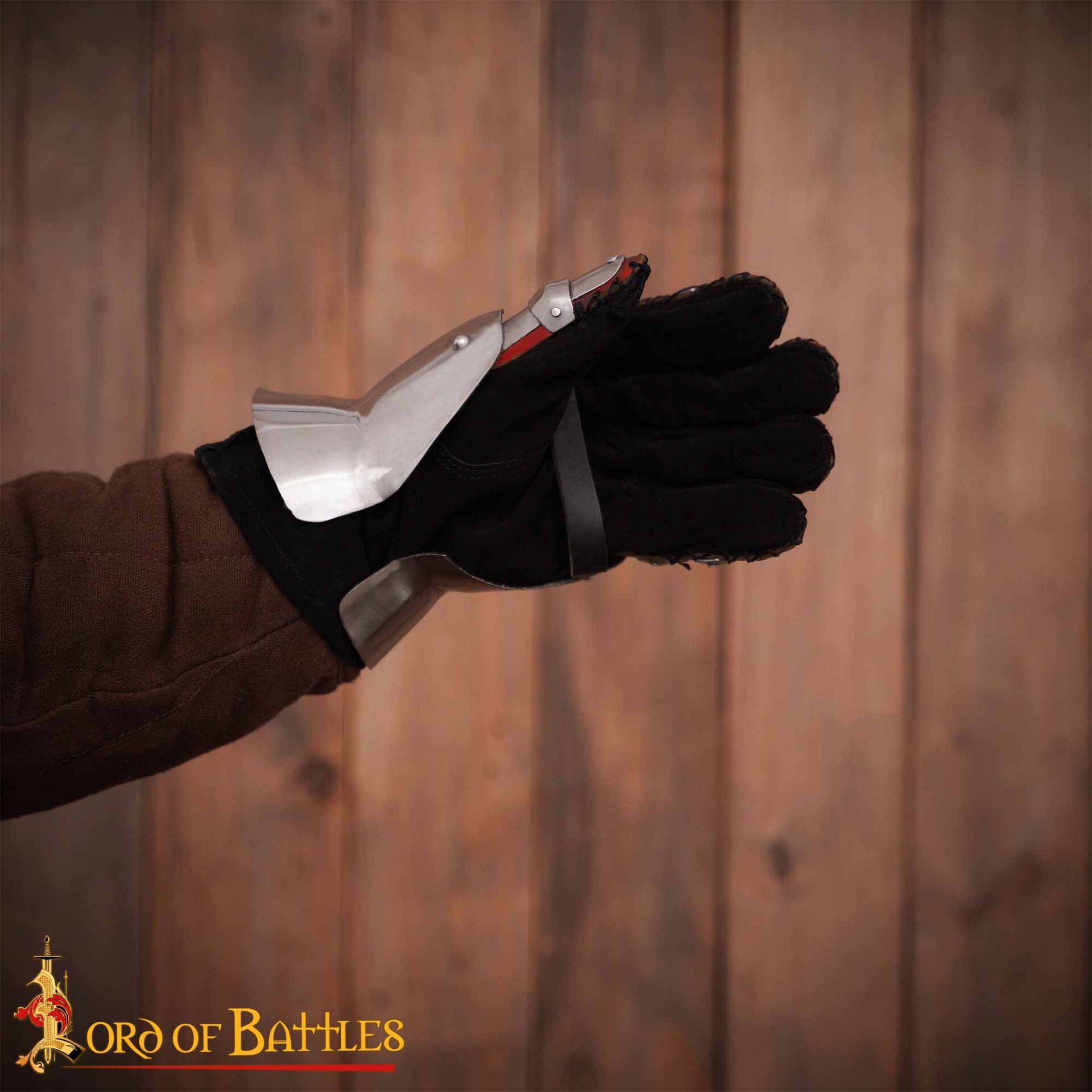 Guanteletes Medievales de Reloj de Arena del Siglo Xiv - Guantes de Caballero Articulados de Acero de Calibre 16 - Auténtica Armadura Gótica de Protección para las Manos - Imagen 6