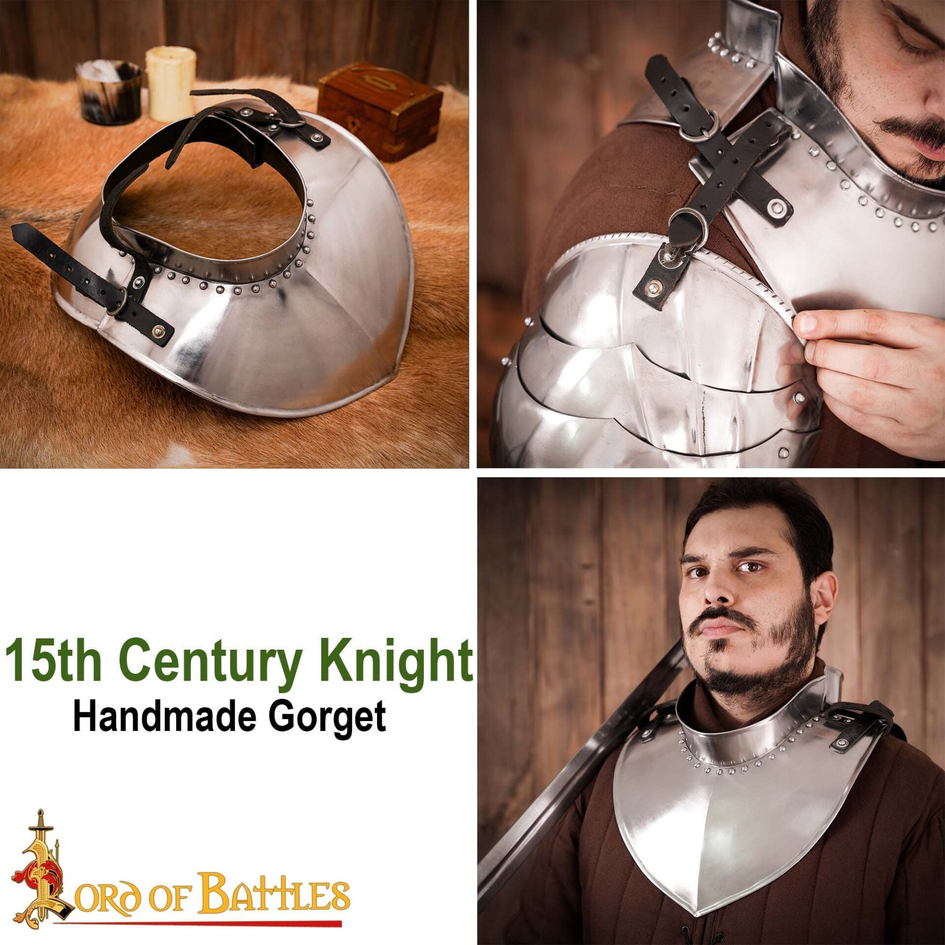 Armadura de Placas Knightly Gorget - Imagen 8