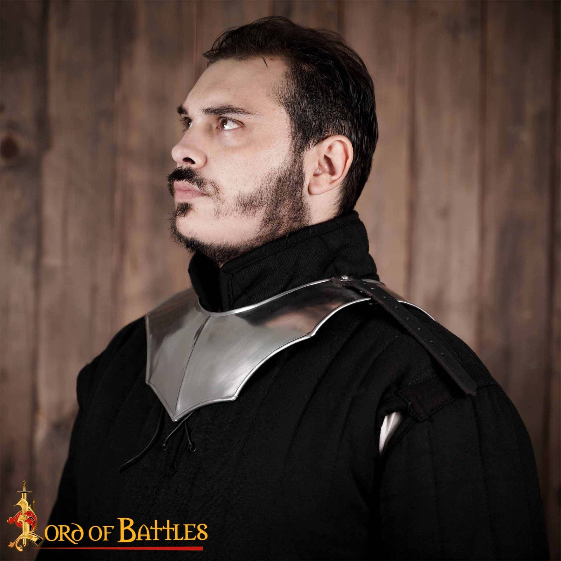 Gorget de Acero Medieval de Caballero Vengador - Imagen 6