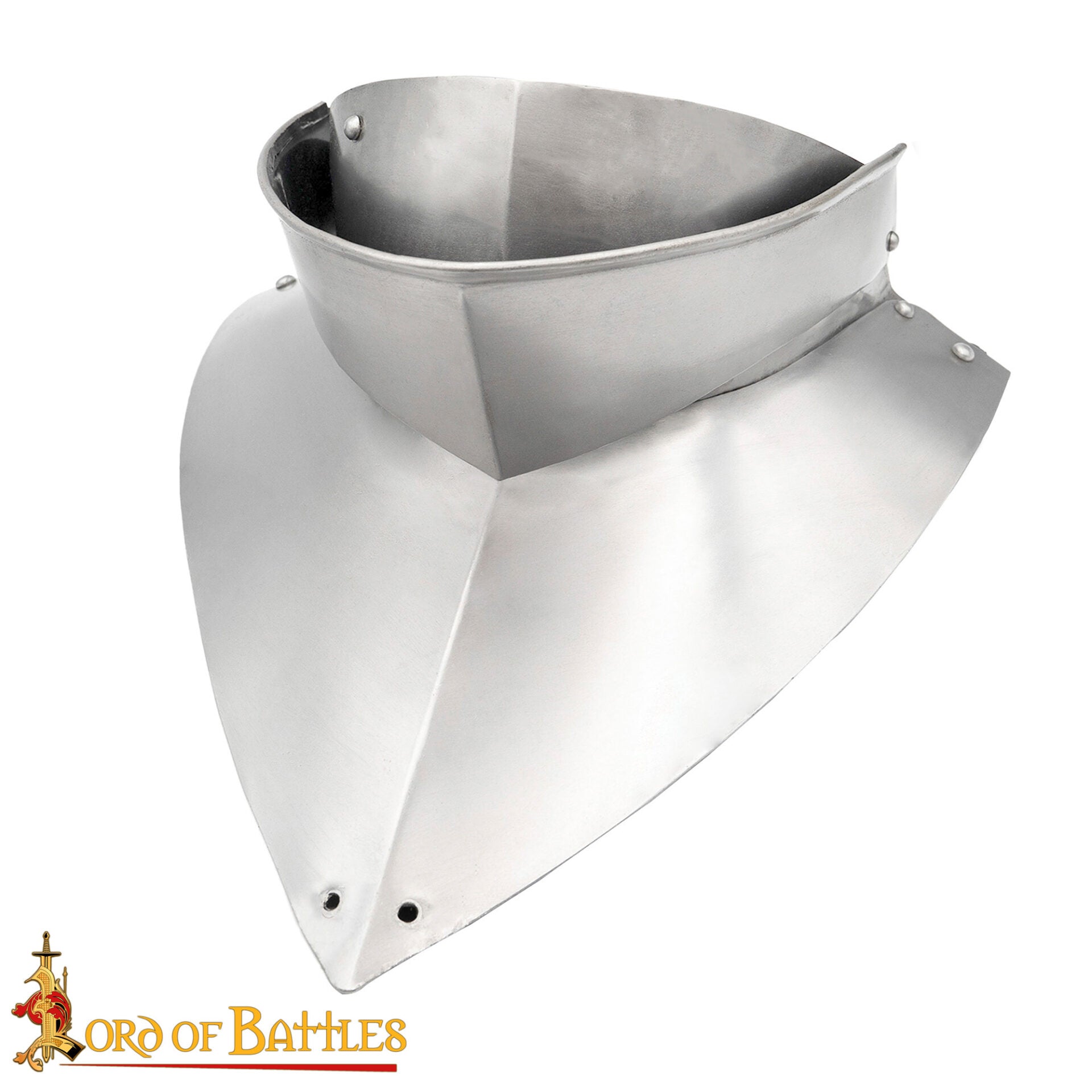 Gorget Medieval del Siglo Xv con Bevor Calibre 16 - Imagen 4