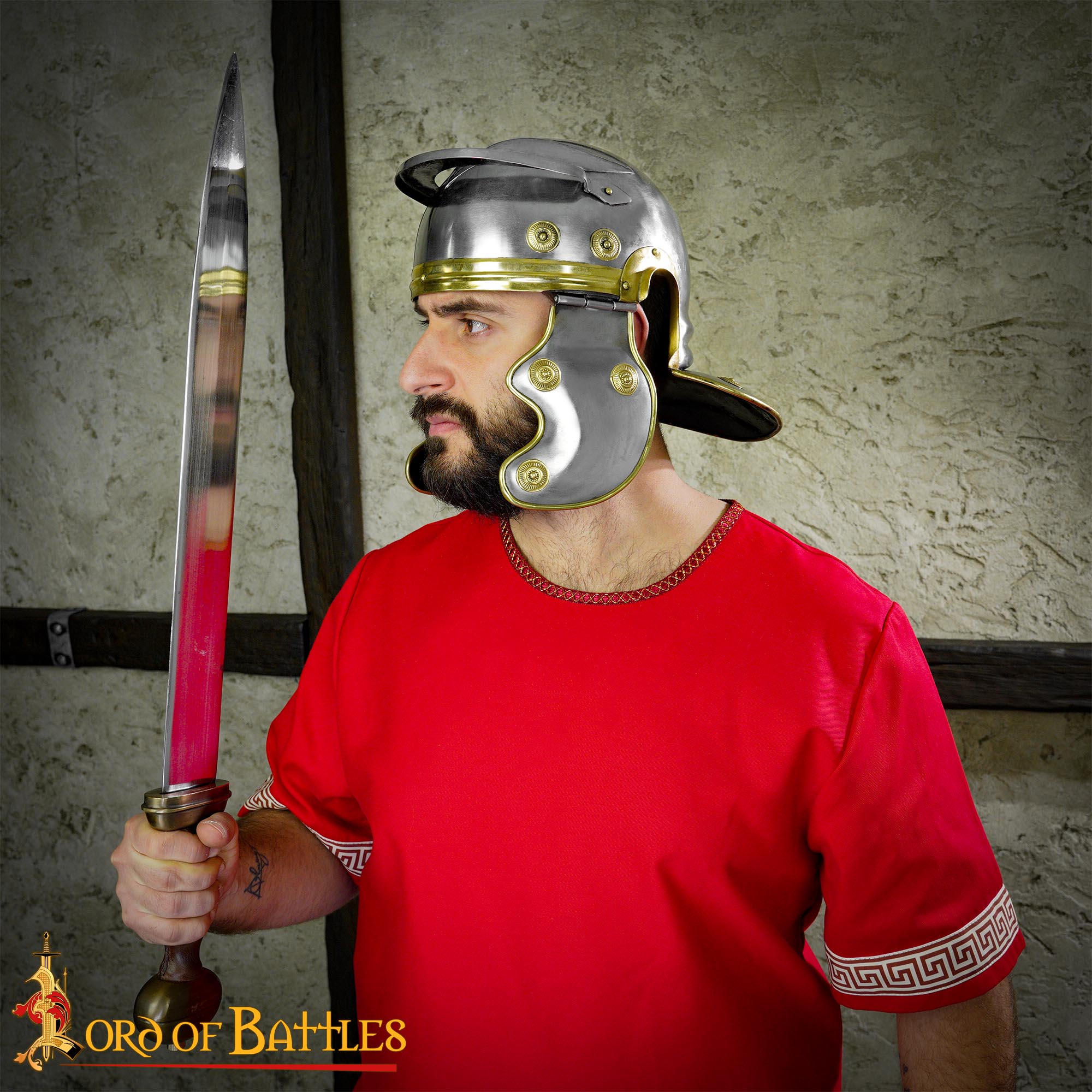 Casco de Acero de Legionario del Antiguo Imperio Romano - Imagen 2