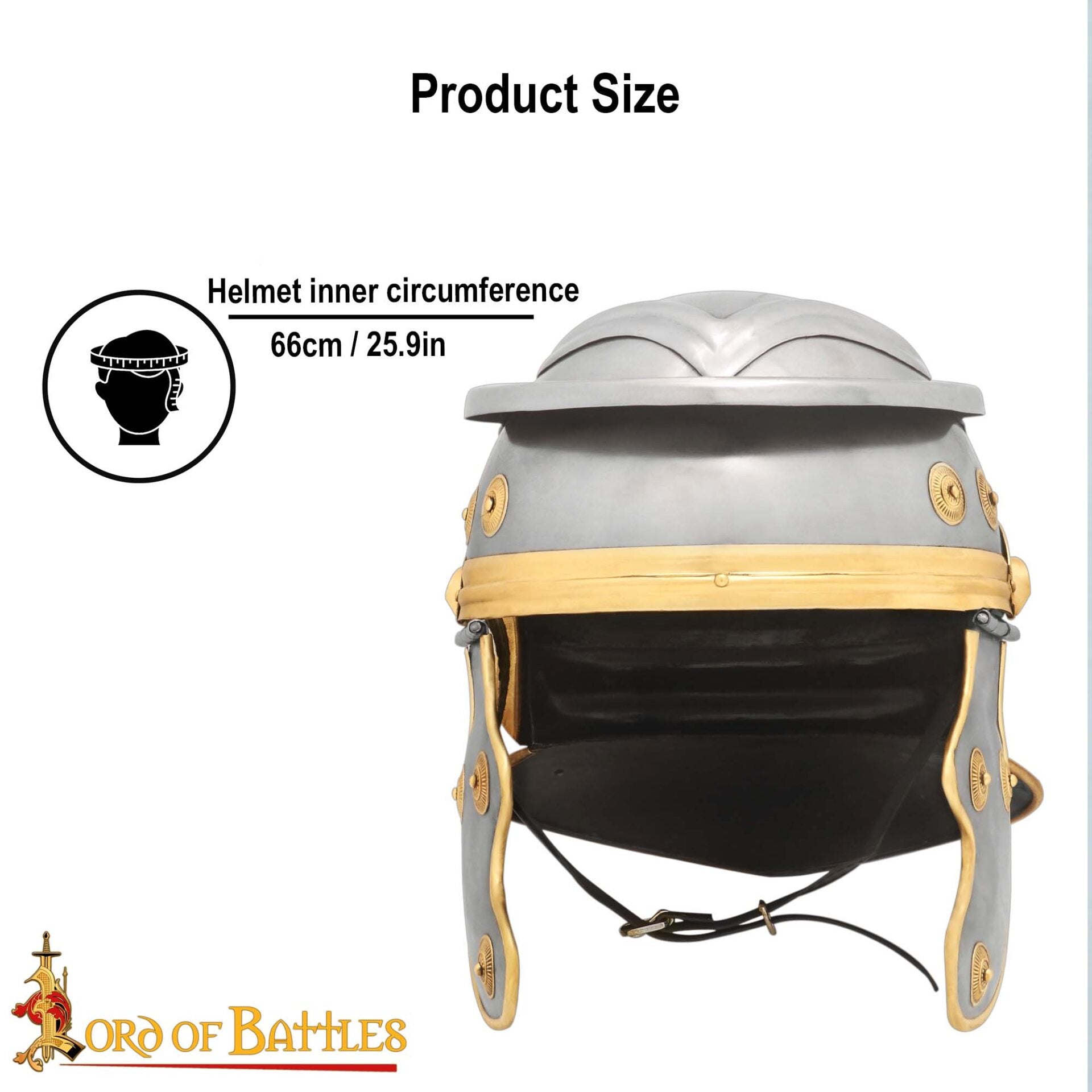 Casco de Acero de Legionario del Antiguo Imperio Romano - Imagen 3