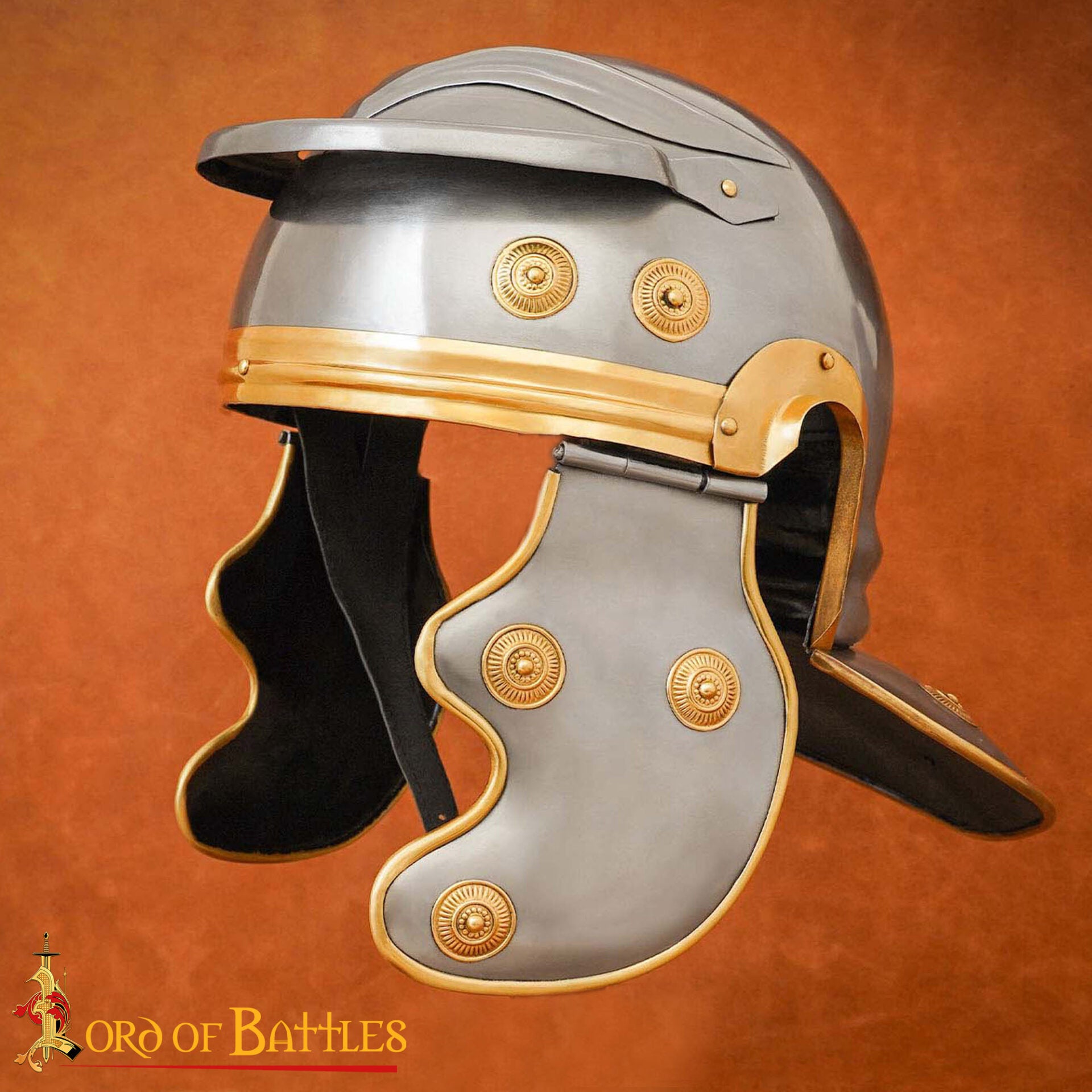 Casco de Acero de Legionario del Antiguo Imperio Romano - Imagen 1