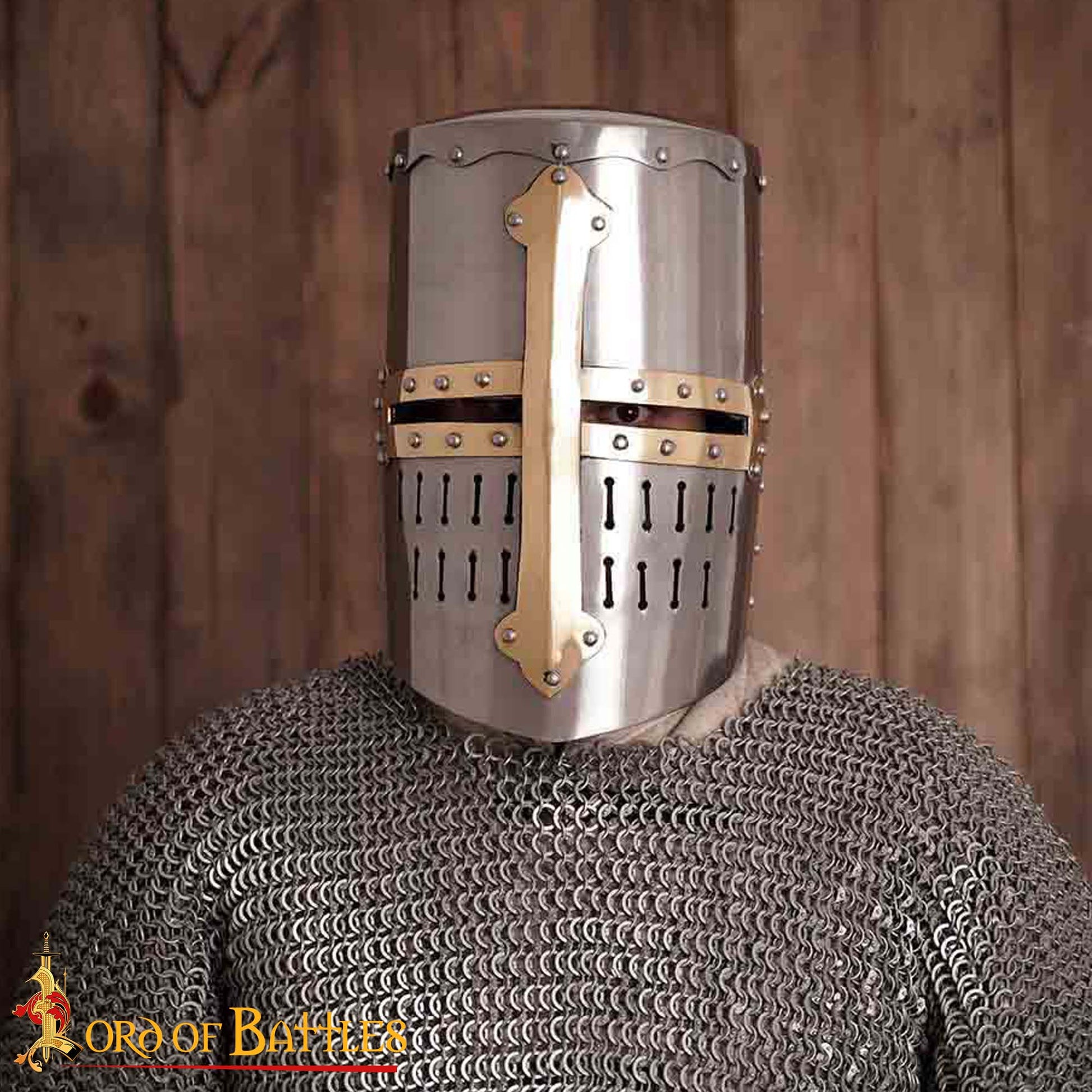 Gran Yelmo / Yelmo de Olla del Siglo Xiii, Calibre 16 - Imagen 1