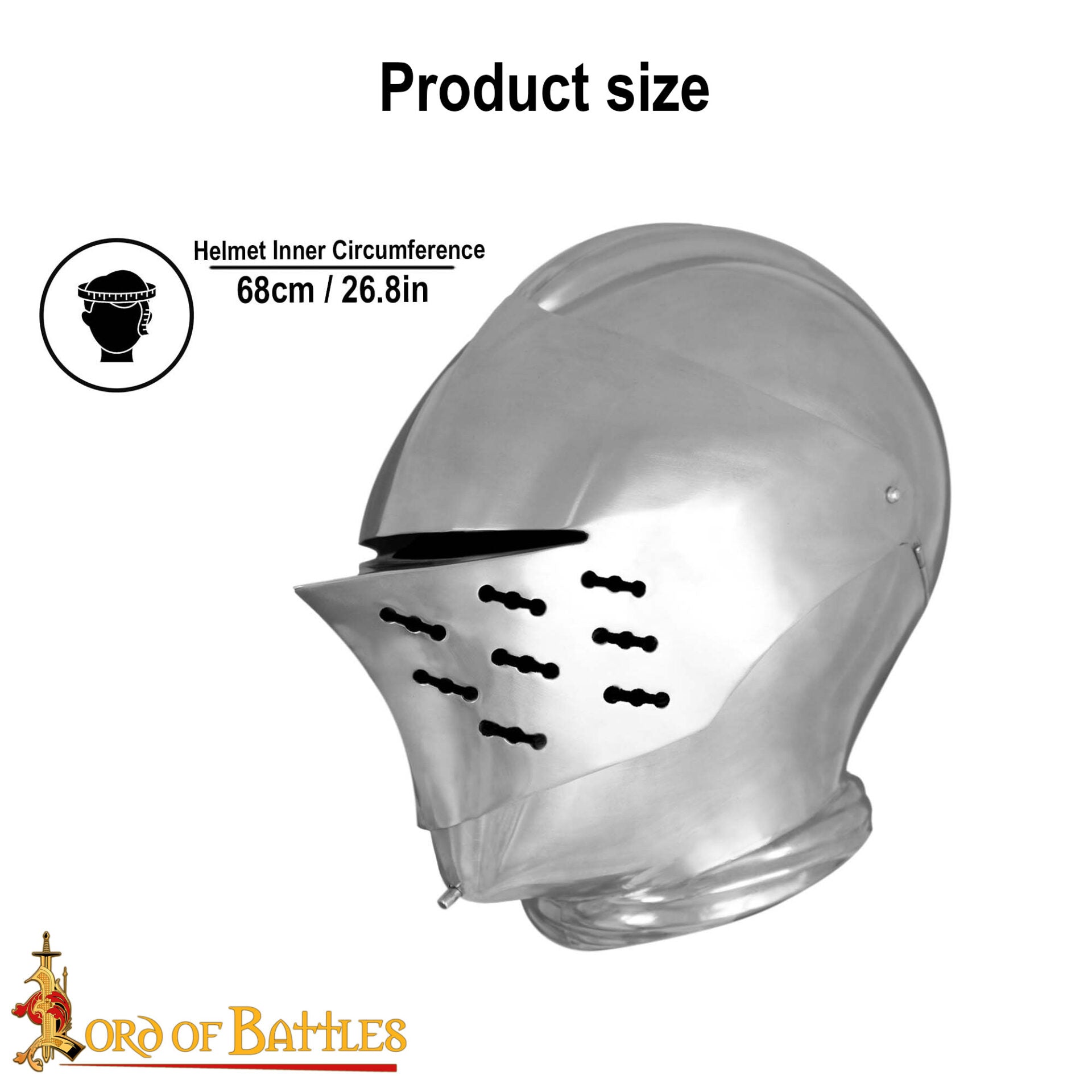 Tudor Siglo Xvi Casco Cerrado / Armet - Imagen 3
