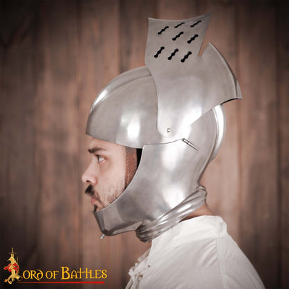 Tudor Siglo Xvi Casco Cerrado / Armet - Imagen 5