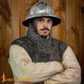 Casco de Infantería del Siglo Xiii-xiv con Forro de Cuero Calibre 16 - Imagen 1