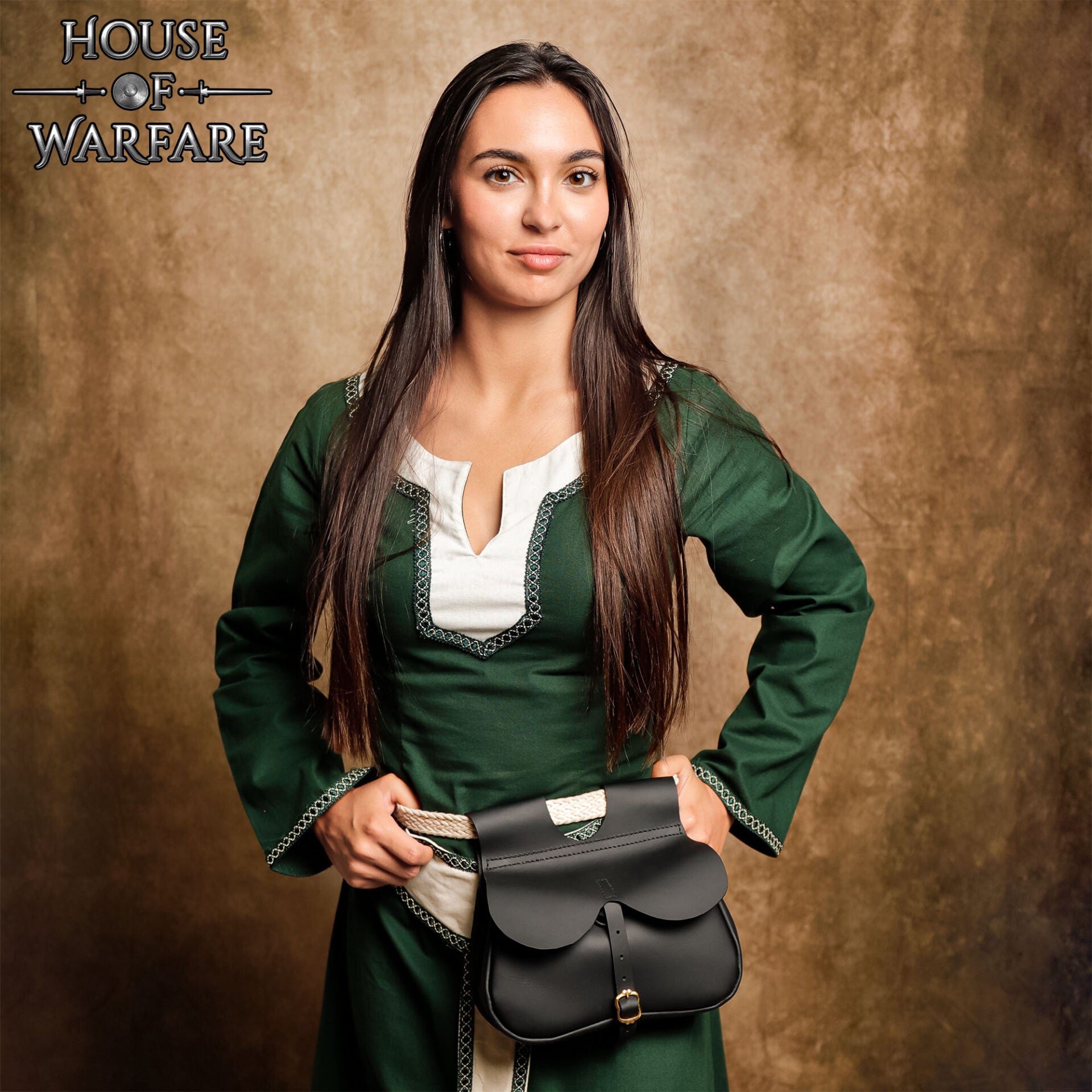 Riñonera Medieval Tardía de Cuero Auténtico - Imagen 2