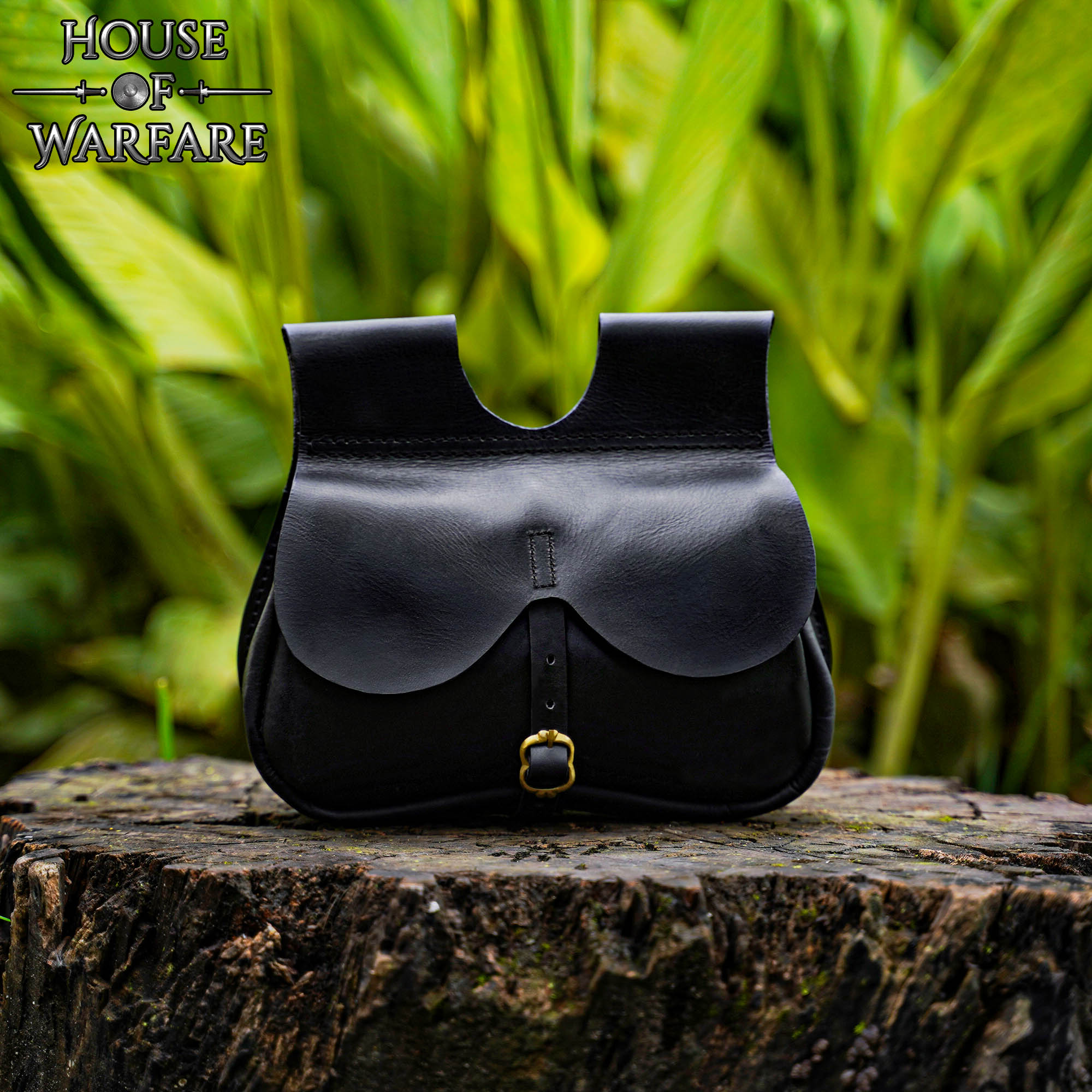 Riñonera Medieval Tardía de Cuero Auténtico - Imagen 1