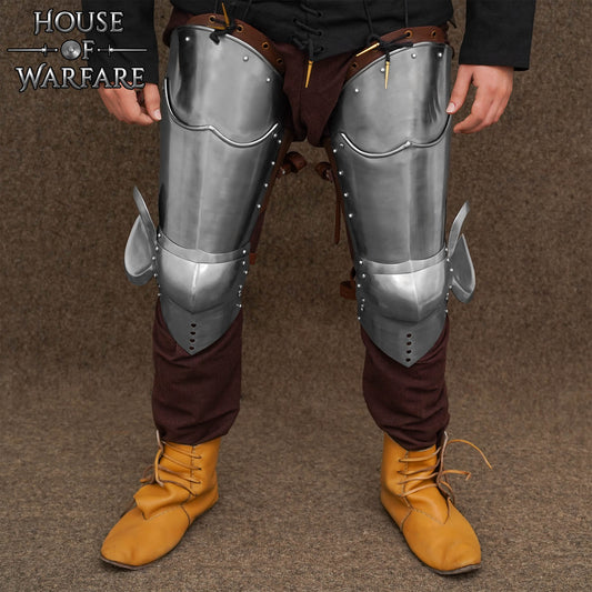 Set de Armadura Medieval - Cuisse, Poleyn & Greave - Imagen 1