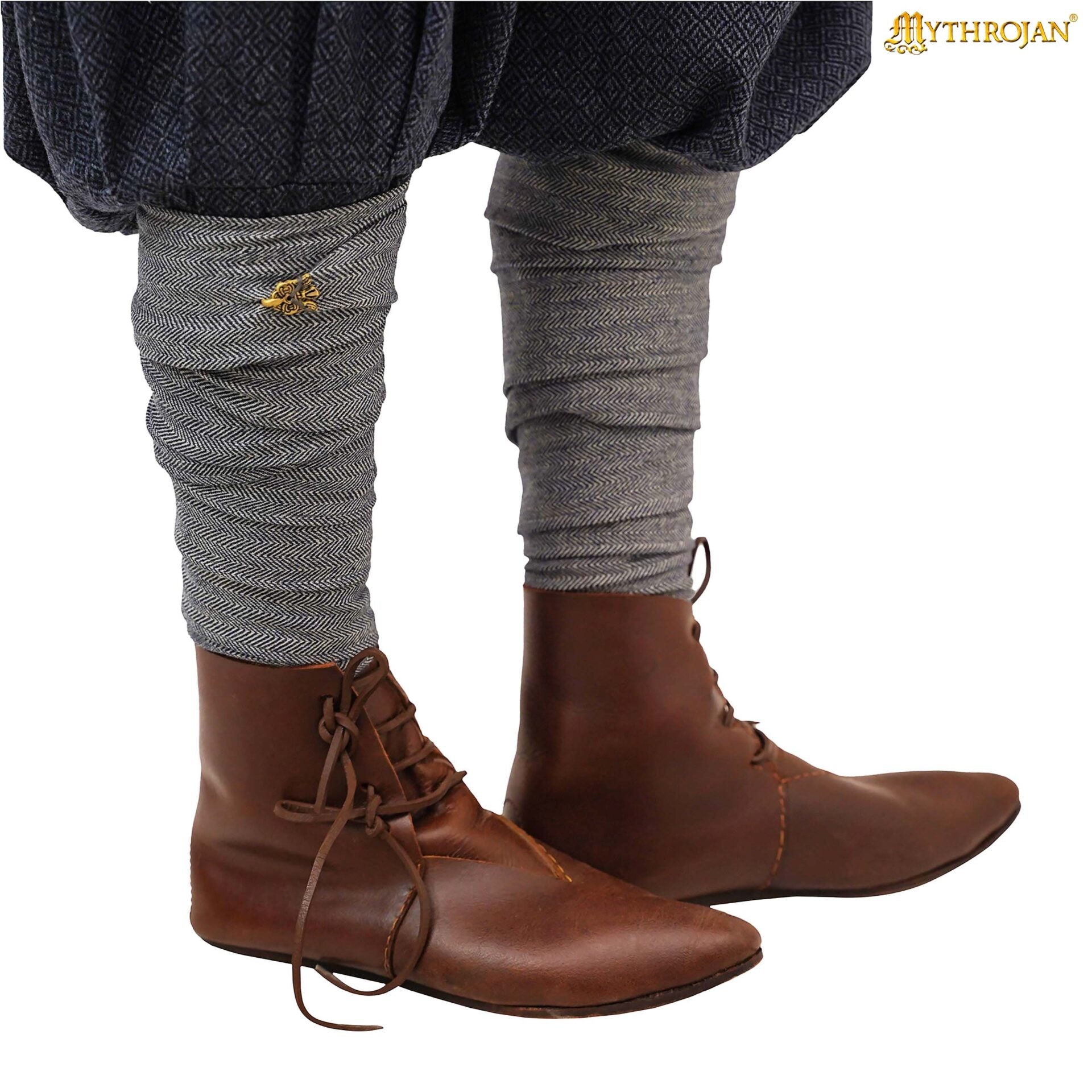 Cubrepiernas de Lana Raven Viking: Practicidad y Protección con Detalles Históricos - Imagen 4