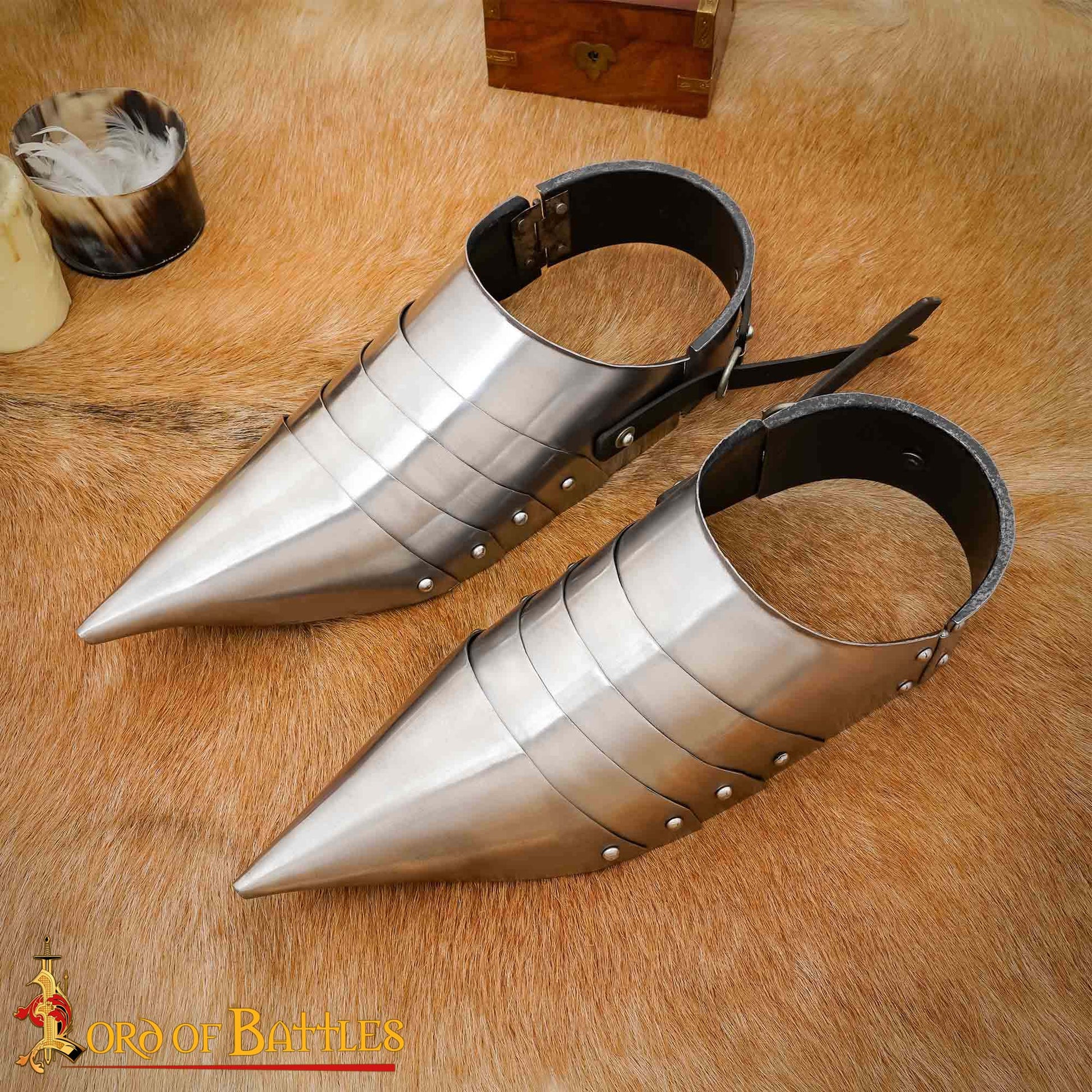 Armadura de Pie de Caballero Sabatón de los Siglos Xiv a Xv - Imagen 1