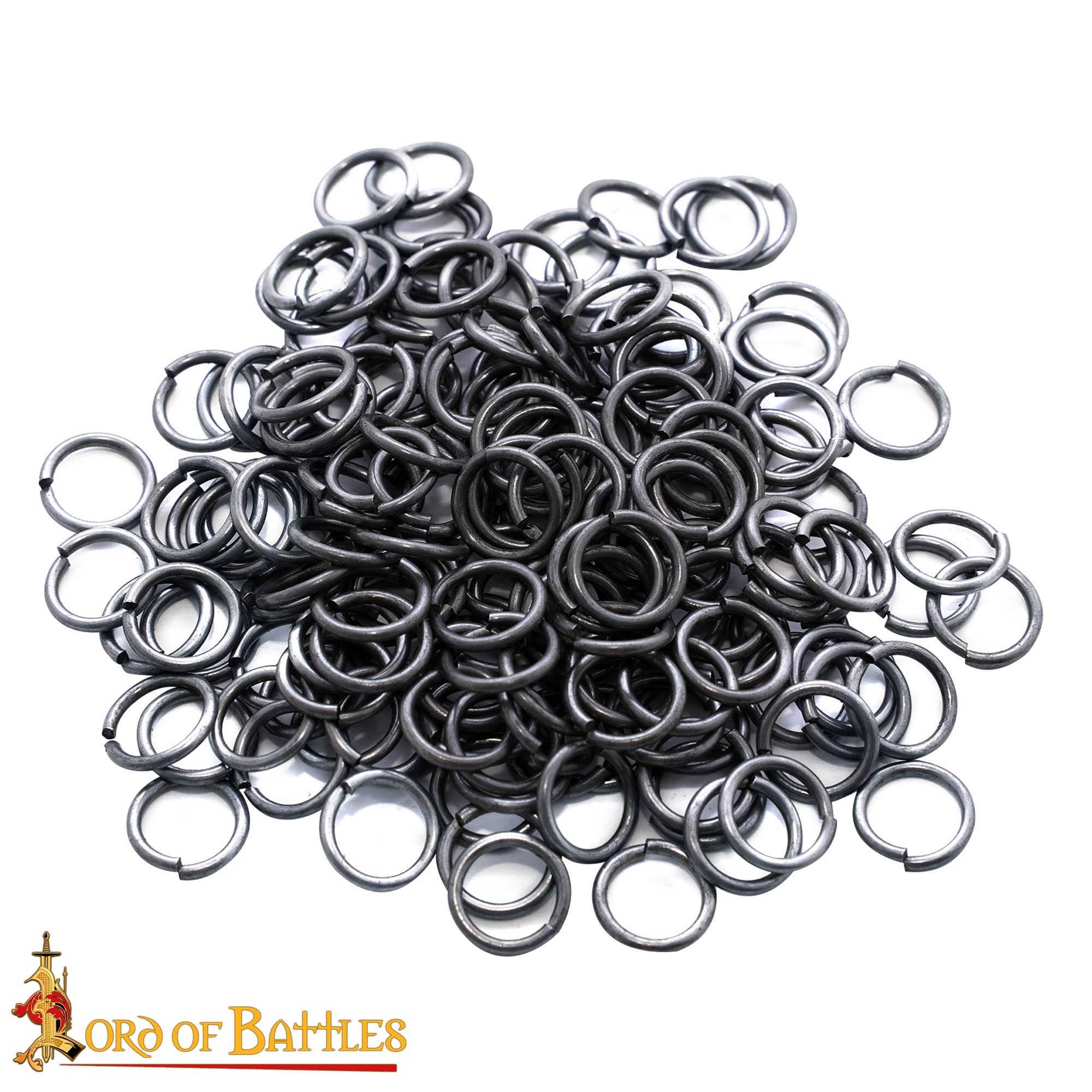 Anillos Sueltos de Acero - Anillo Conificado de 9 Mm - Calibre 16, Acabado Natural - 1kgs - Ideal para Bricolaje y Reparaciones de Cota de Malla - Imagen 4