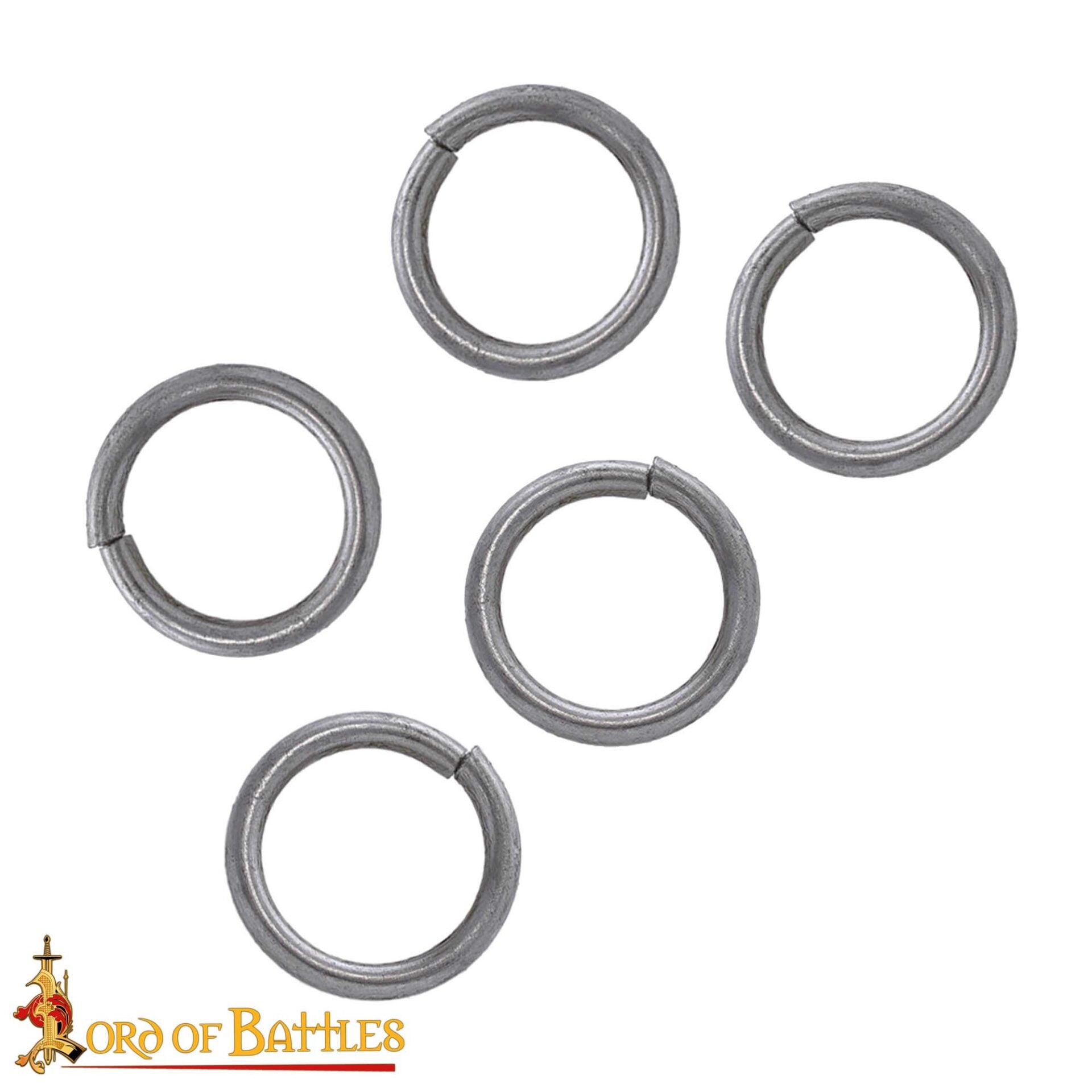 Anillos Sueltos de Acero - Anillo Conificado de 9 Mm - Calibre 16, Acabado Natural - 1kgs - Ideal para Bricolaje y Reparaciones de Cota de Malla - Imagen 5
