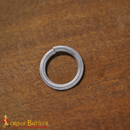 Anillos Sueltos de Acero - Anillo Conificado de 9 Mm - Calibre 16, Acabado Natural - 1kgs - Ideal para Bricolaje y Reparaciones de Cota de Malla - Imagen 6