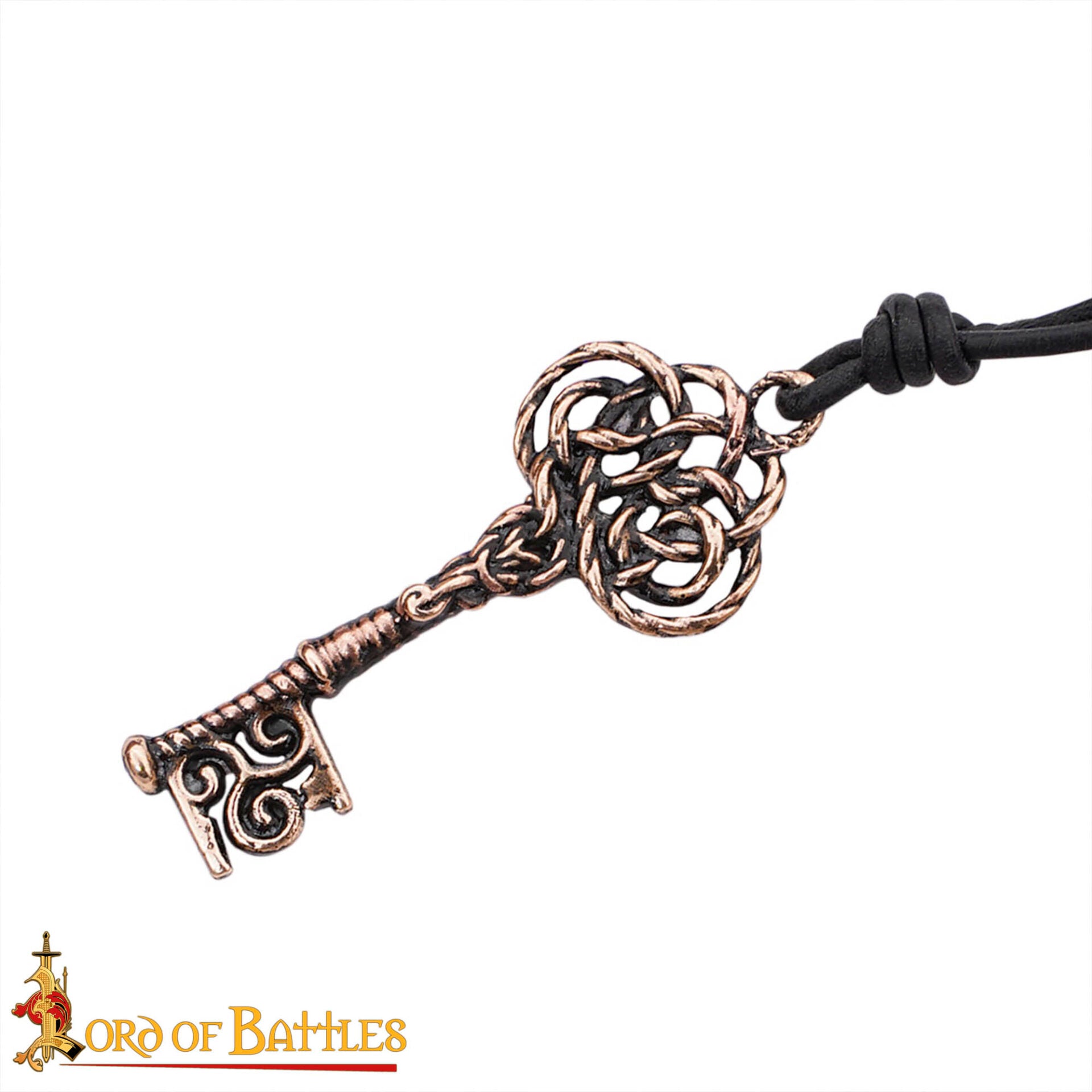 Colgante de Llave Medieval de Bronce Fundido a la Cera Perdida - Imagen 4