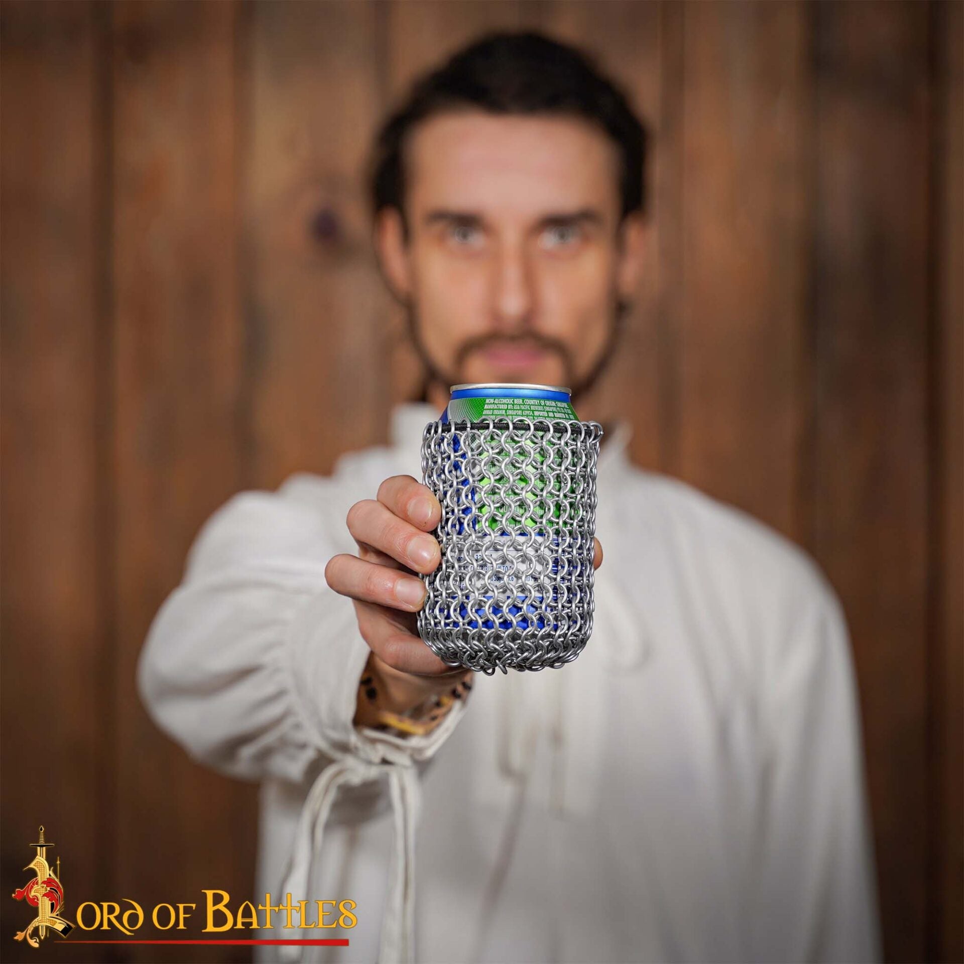 Cota de Malla Medieval - 8mm Butted Ring - 16 Gauge, Aluminium - Ideal For Chainmail Diy & Repairs - Imagen 2