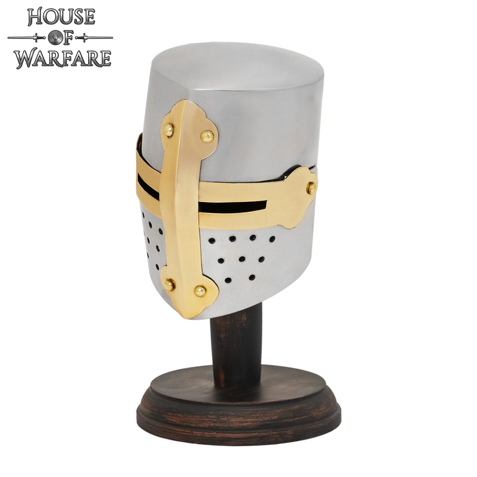 Casco de Caballero Hecho a Mano de Crusader Miniatures - Imagen 4