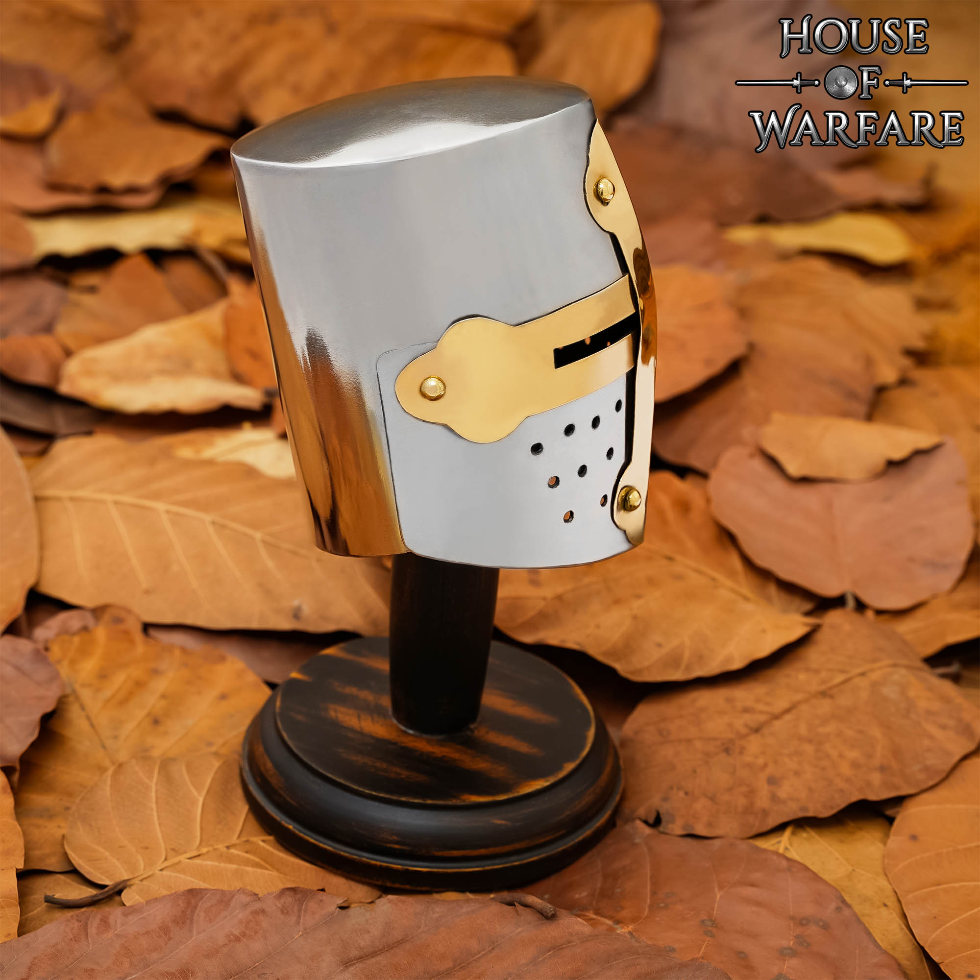 Casco de Caballero Hecho a Mano de Crusader Miniatures - Imagen 7