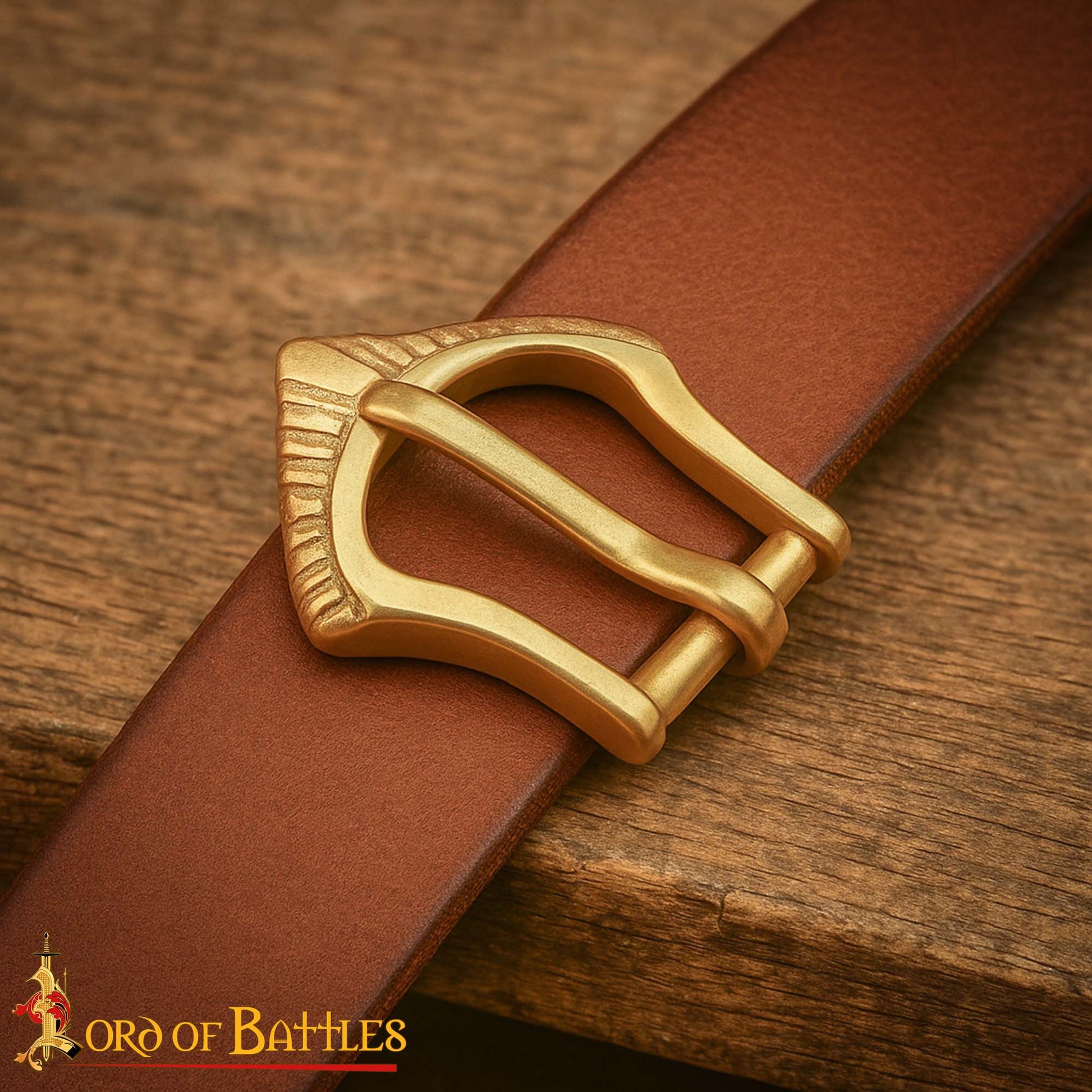 Hebilla Medieval Pequeña de Latón para Cinturón - Lote de 5 - Imagen 2