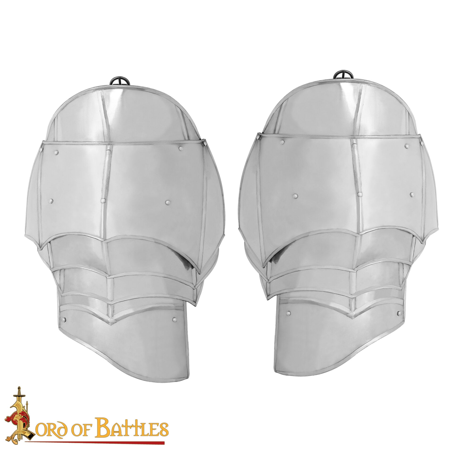 Pauldrons de Acero de Fantasía Medieval con Rompehojas - Imagen 4