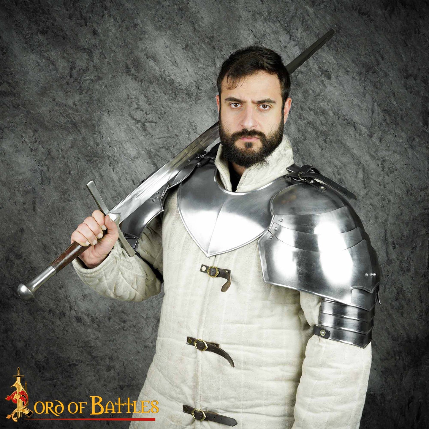 Caballeros Medievales Grandes Vengadores Pauldrons Calibre 20 - Imagen 2