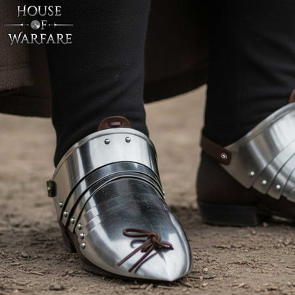Sabatones de Acero - Armadura Medieval a Pie - Imagen 2