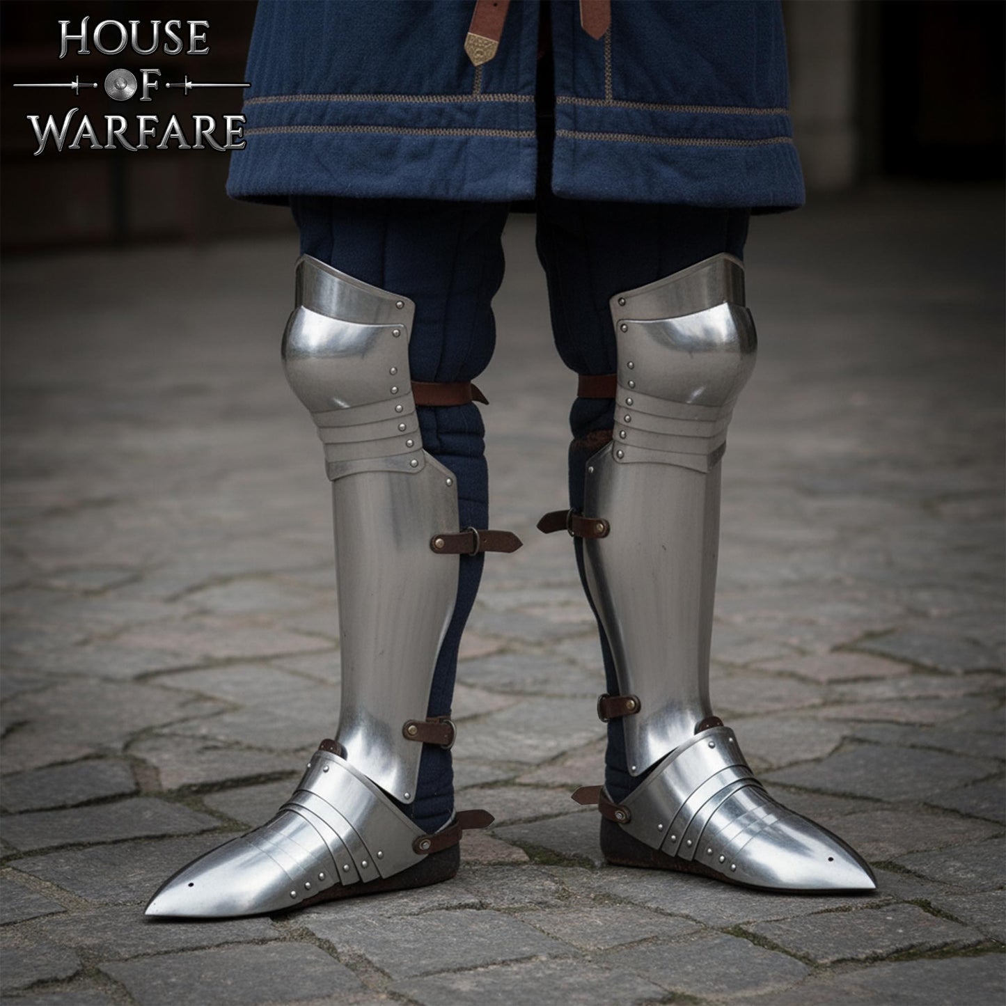 Sabatones de Acero - Armadura Medieval a Pie - Imagen 11