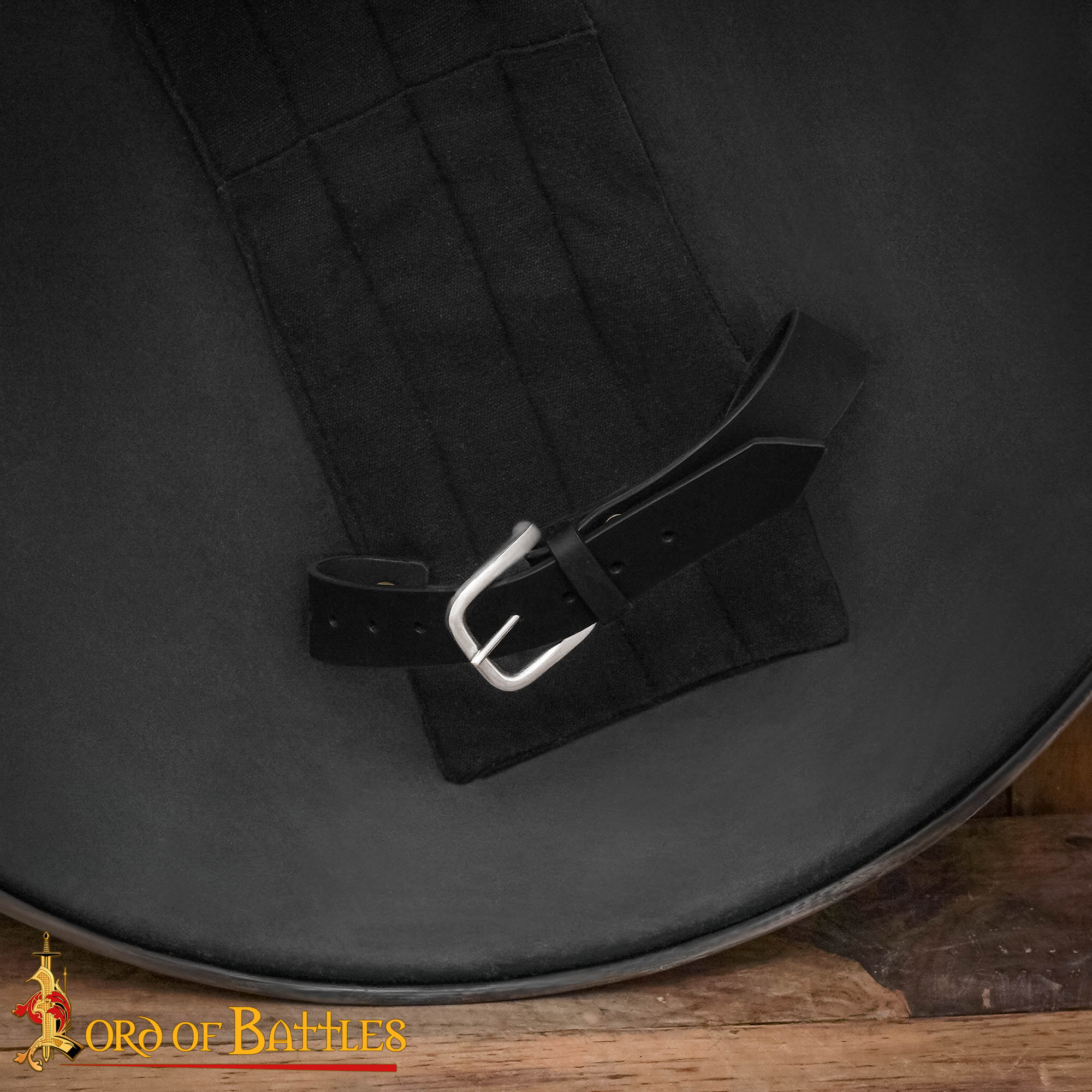 Escudo de Acero Redondo Rodella Hecho a Mano - Imagen 8