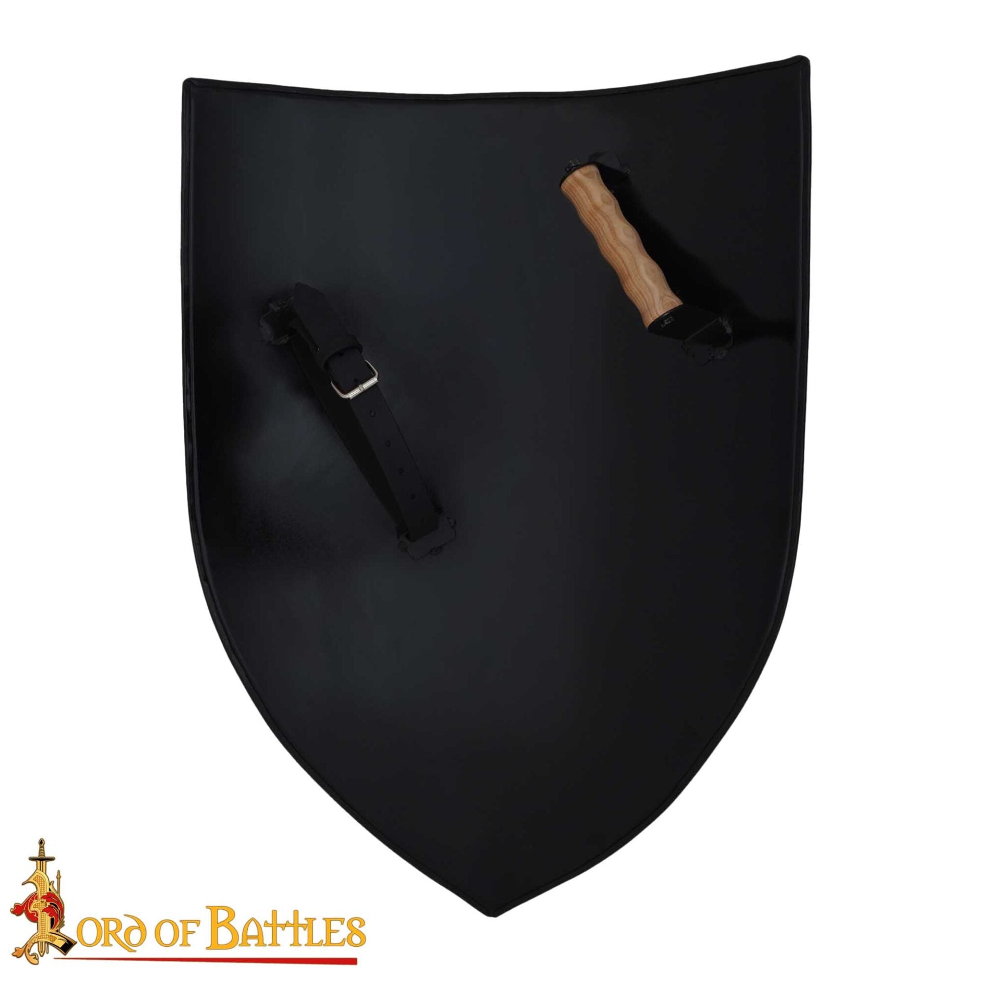 Escudo Medieval Cruzado de Acero - Imagen 2