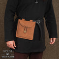 Bolsa Medieval Artesanal de Ante Grande - Imagen 1