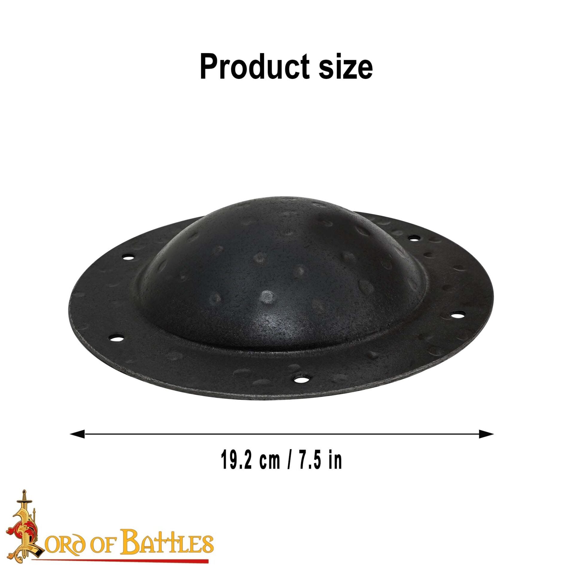 Umbo Medieval Forjado a Mano para Escudos Vikingos y Normandos - Imagen 3