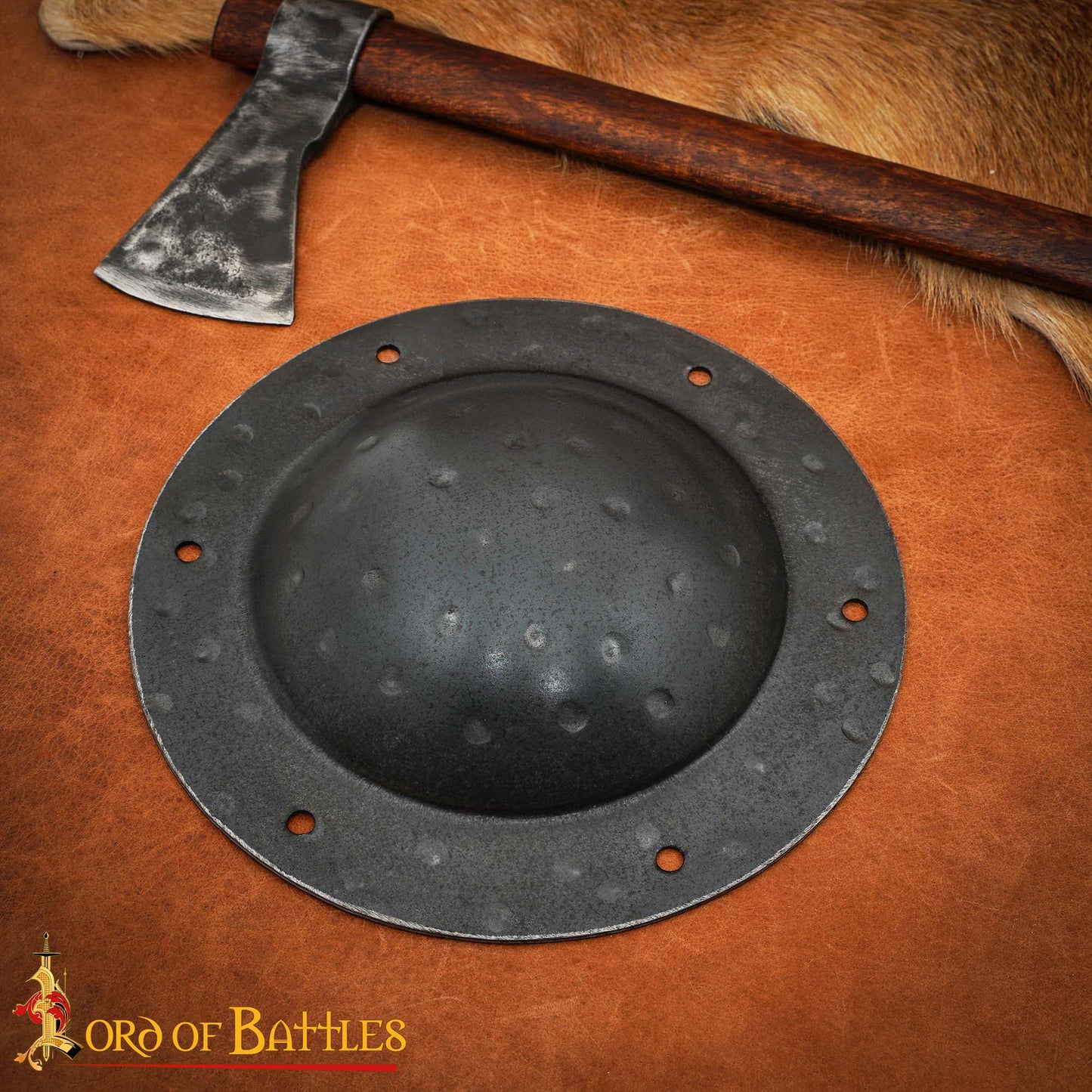 Umbo Medieval Forjado a Mano para Escudos Vikingos y Normandos - Imagen 1