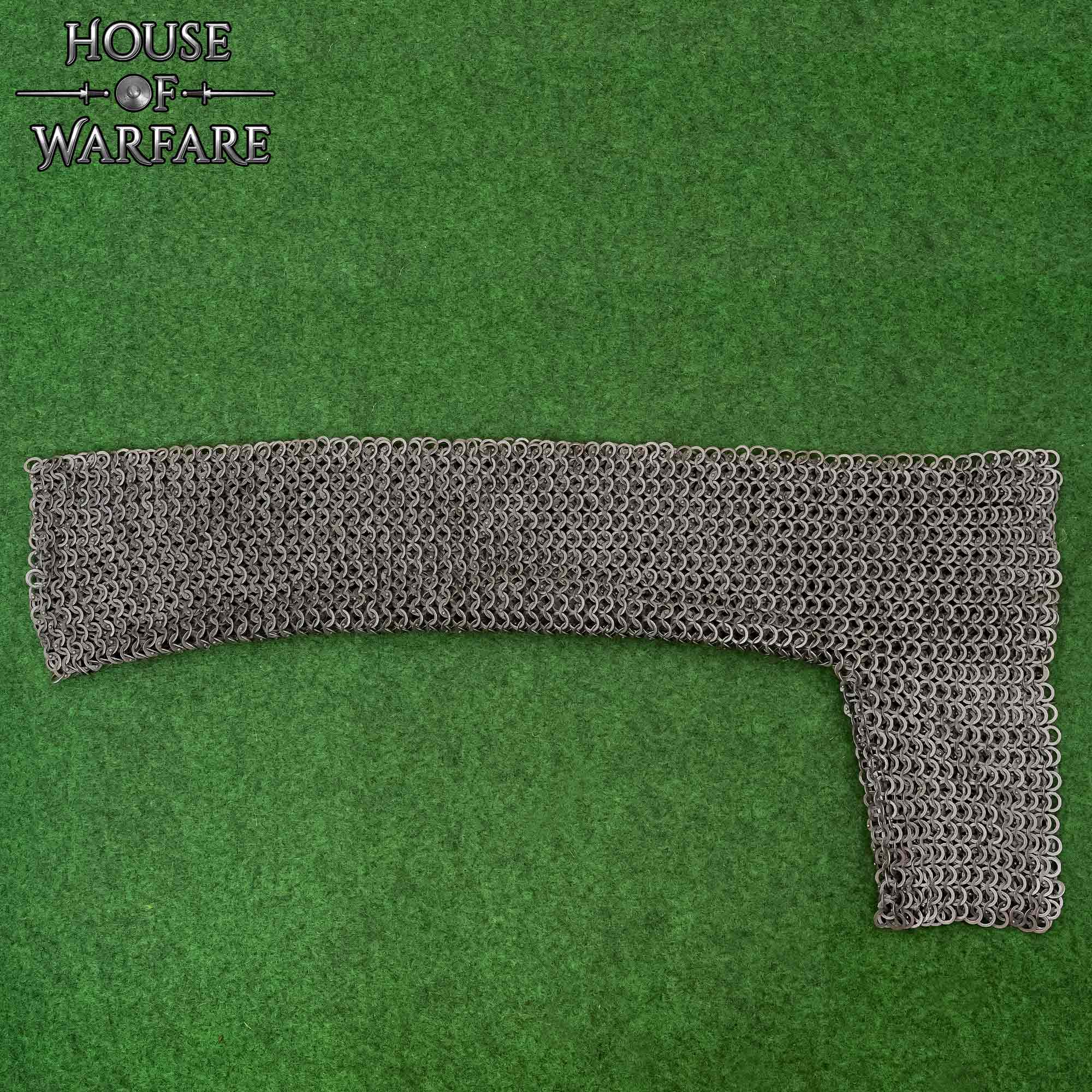 Voiders (par) Anillo Plano Redondo Remachado Acero Suave 8mm Calibre 18 - Medieval Chainmail Underarm Protection - Imagen 2