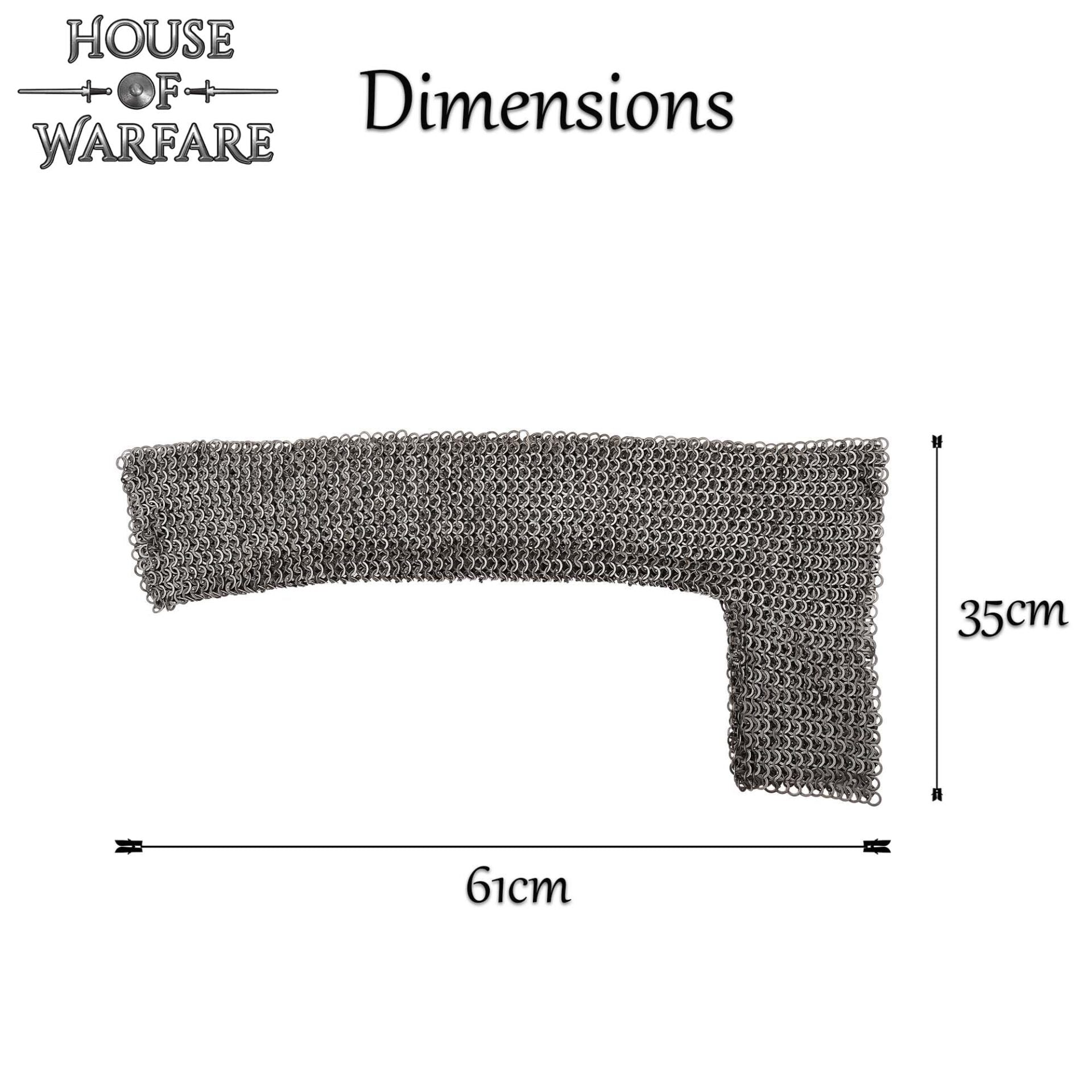 Voiders (par) Anillo Plano Redondo Remachado Acero Suave 8mm Calibre 18 - Medieval Chainmail Underarm Protection - Imagen 3