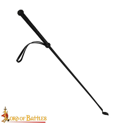 Látigo Medieval de Cuero Hecho a Mano para Caballos - Accesorio de Equitación y Disfraces de Cuero Auténtico - Imagen 4