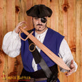 Espada de Práctica Pirata de Madera - Puntal de Entrenamiento Artesanal de 30" con Acabado Natural - Imagen 1