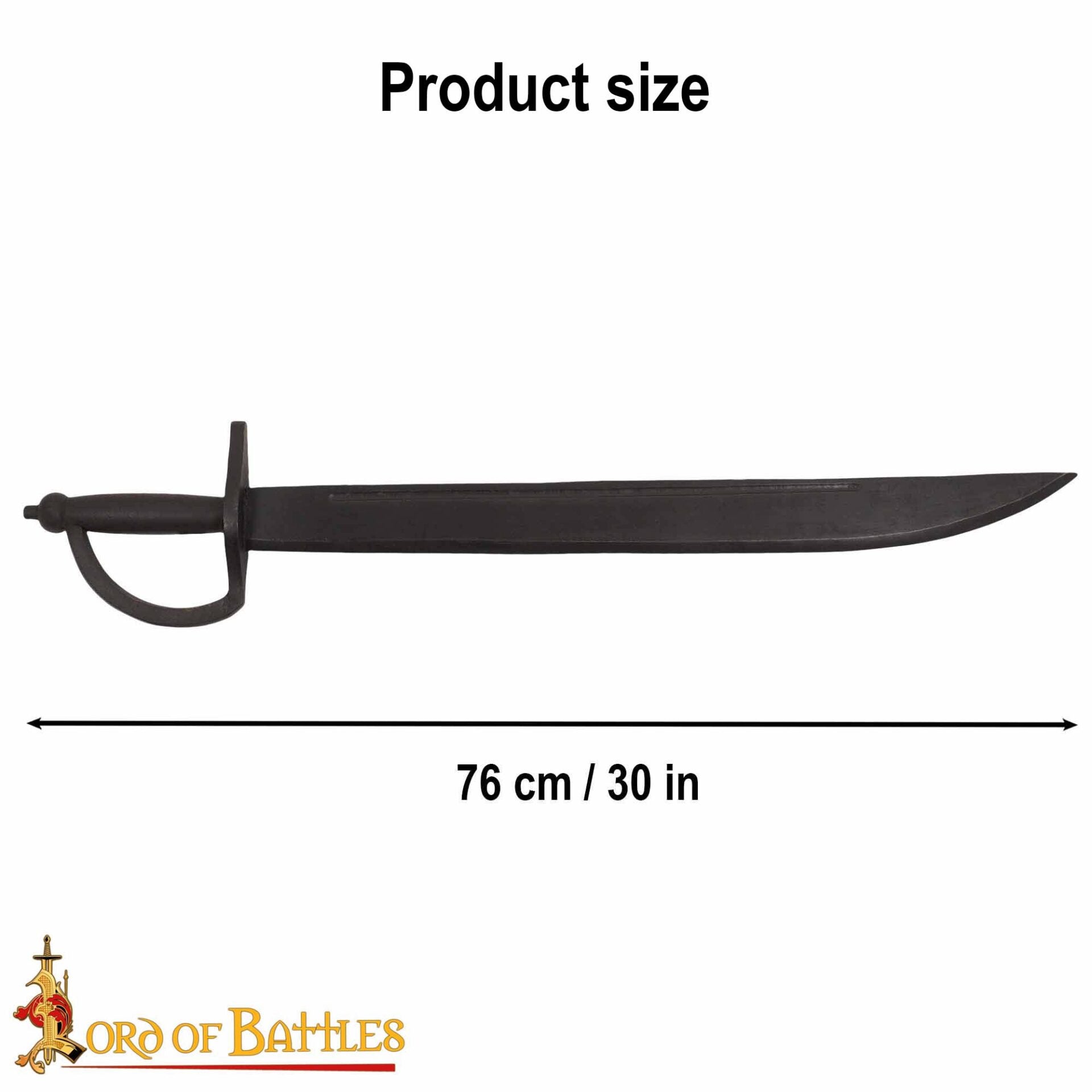 Puntal de Madera Negro con Sable Pirata - Imagen 15