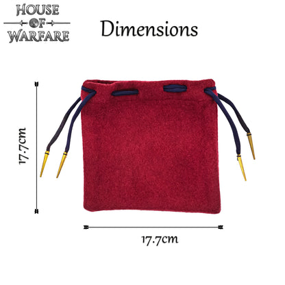 Bolsa Medieval de Lana con Cordón - Imagen 3