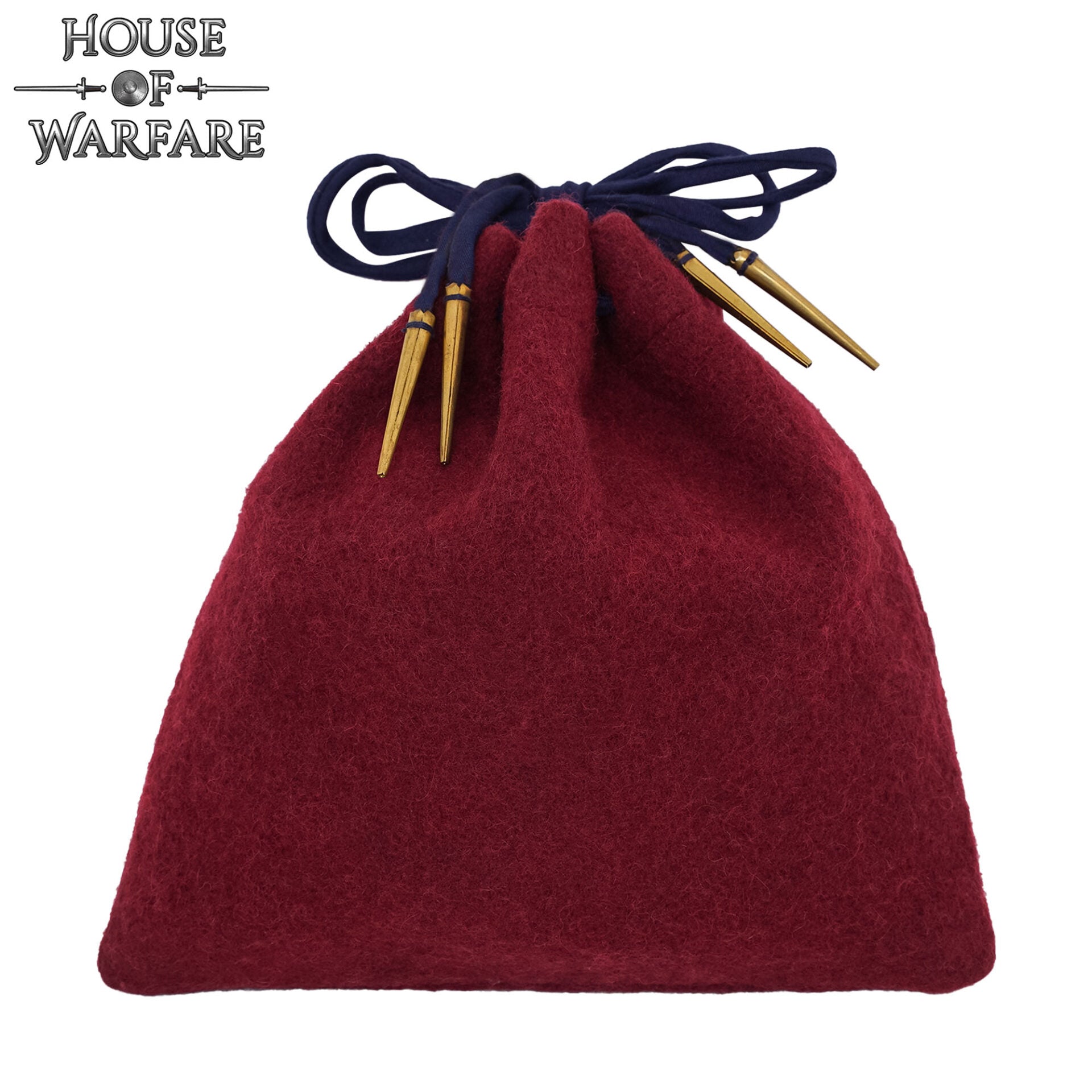 Bolsa Medieval de Lana con Cordón - Imagen 4