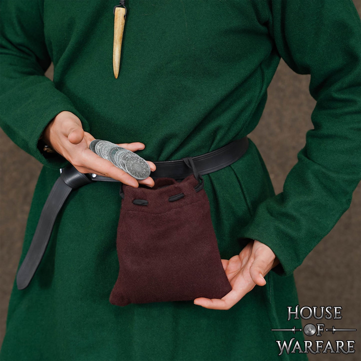 Bolsa de Lana con Cordón del Mercader Medieval - Discontinued - Imagen 5