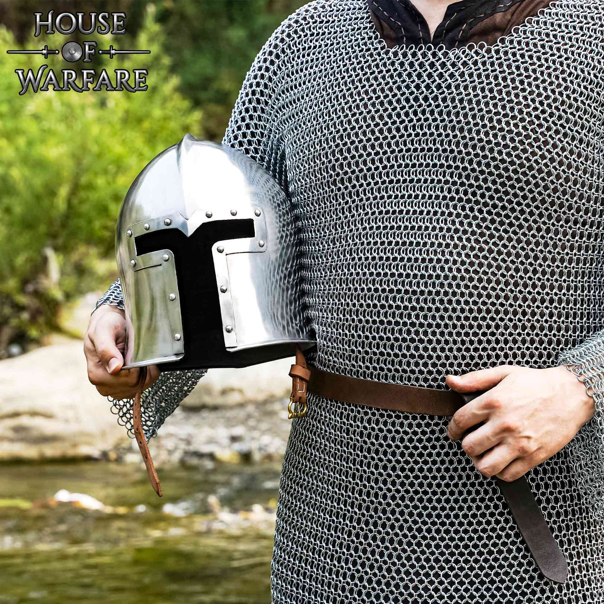 Casco de Barbudo Italiano del Siglo Xv, Calibre 18 - Imagen 2