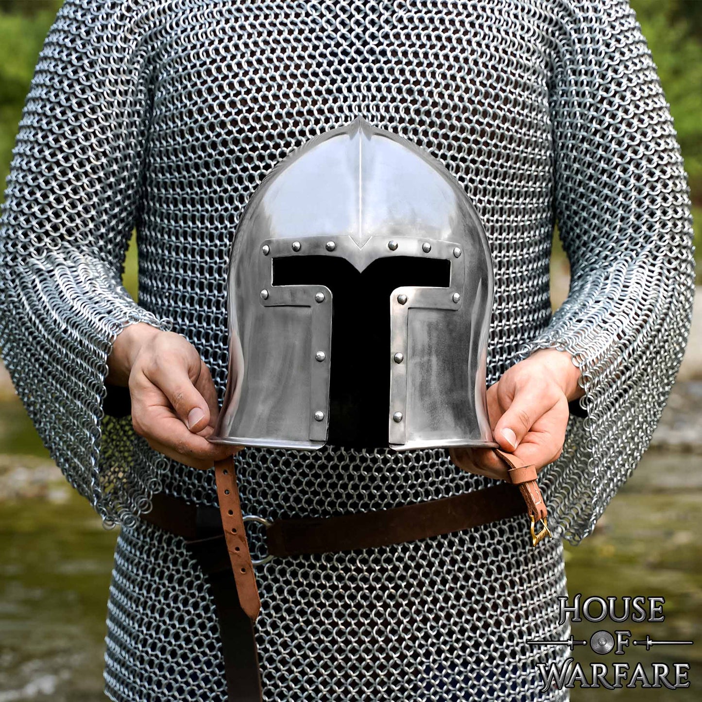 Casco de Barbudo Italiano del Siglo Xv, Calibre 18 - Imagen 1