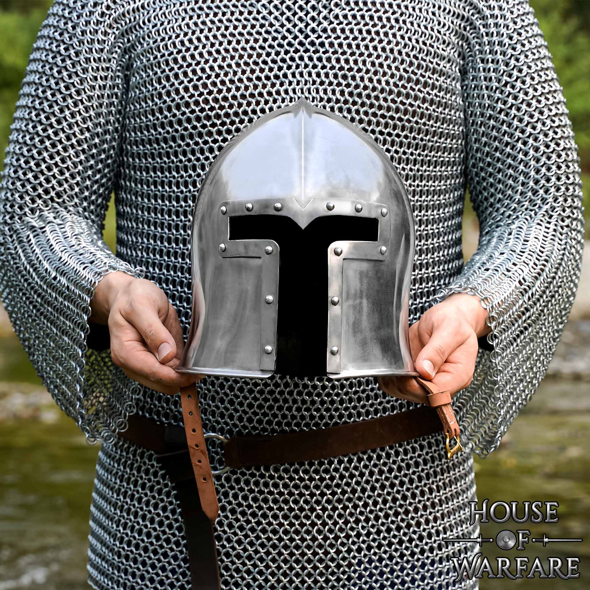 Casco de Barbudo Italiano del Siglo Xv, Calibre 18 - Imagen 1